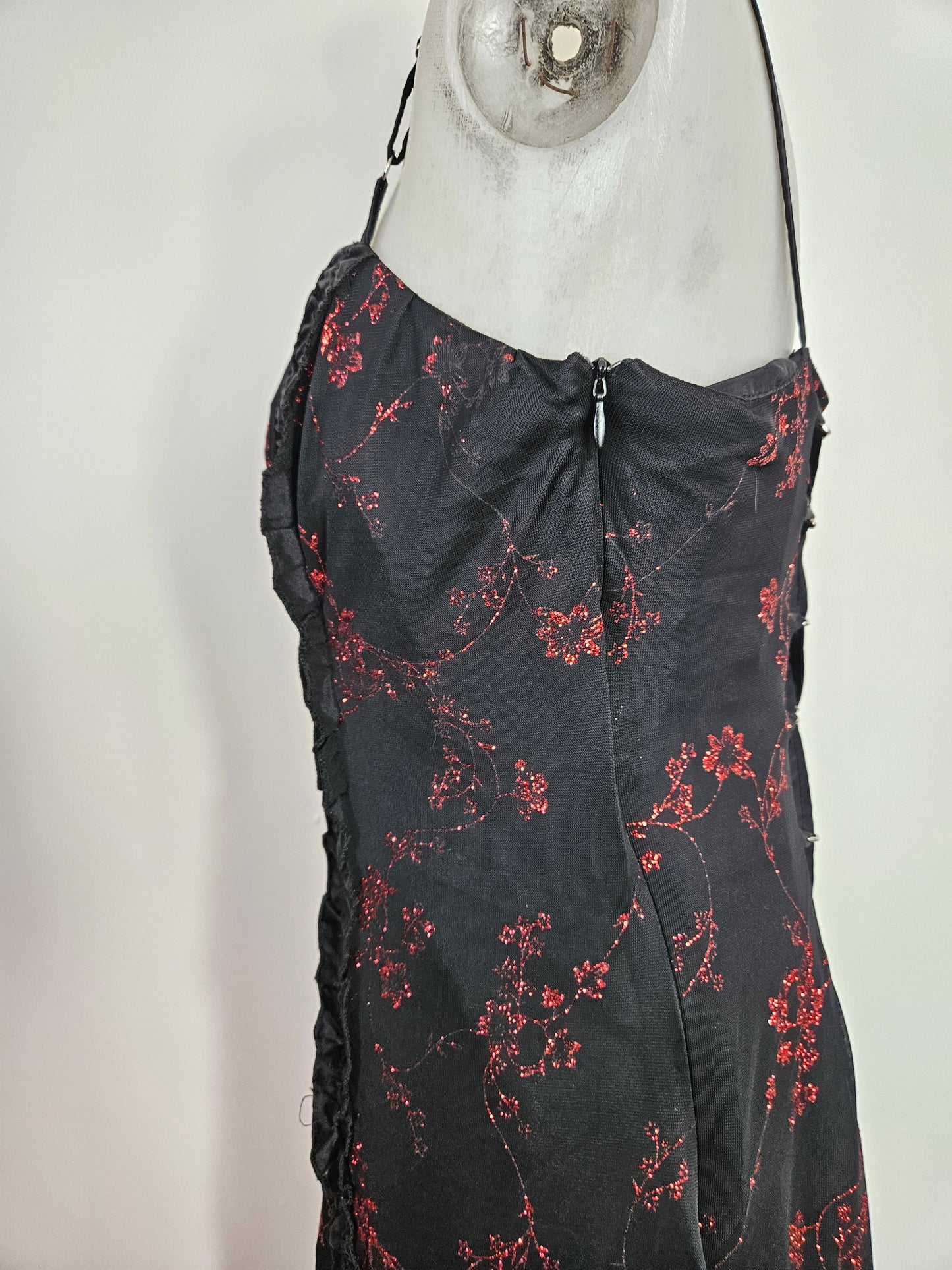 Girls' black and red vanilla dress