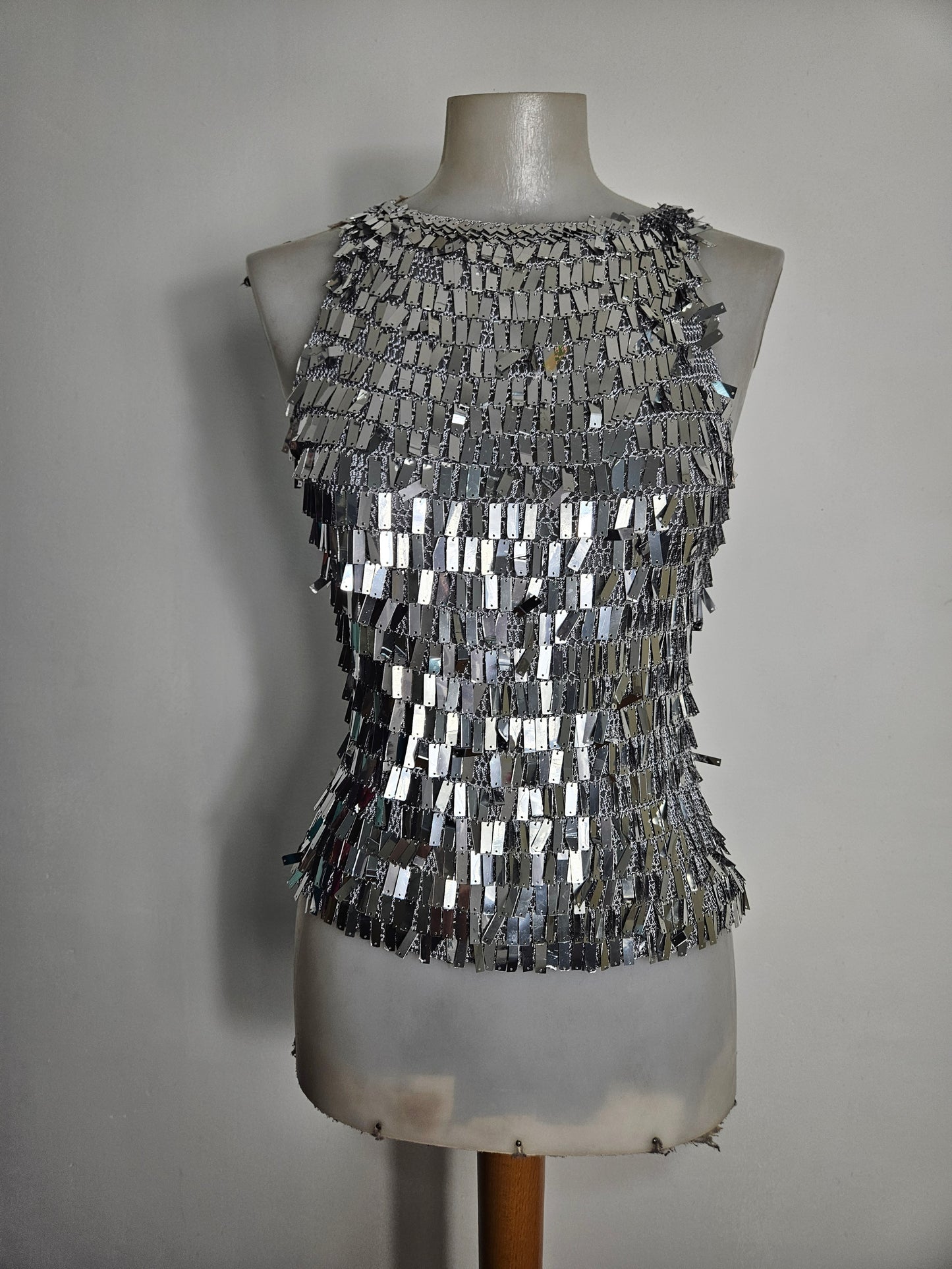 Haut en crochet à sequins