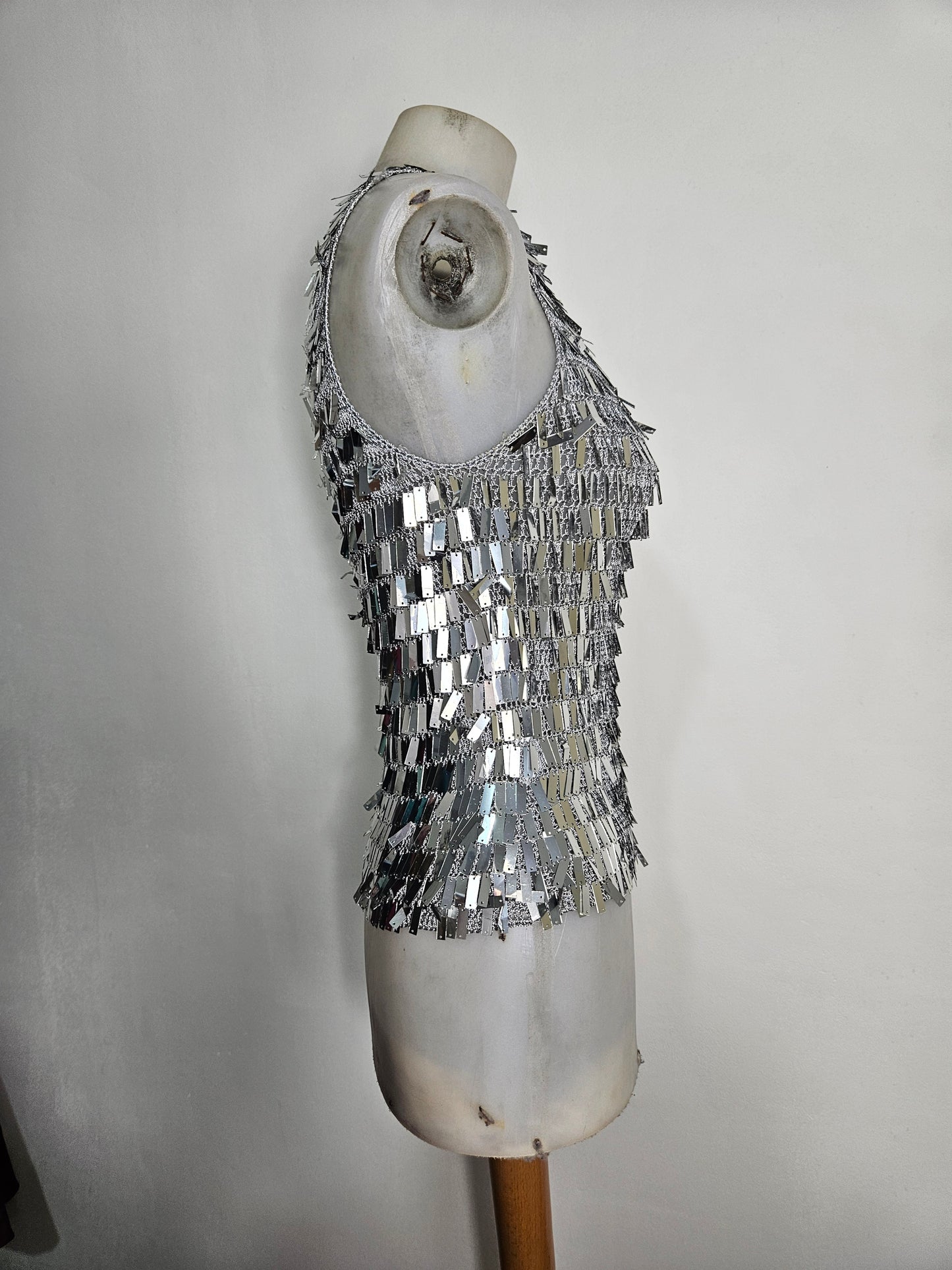 Haut en crochet à sequins