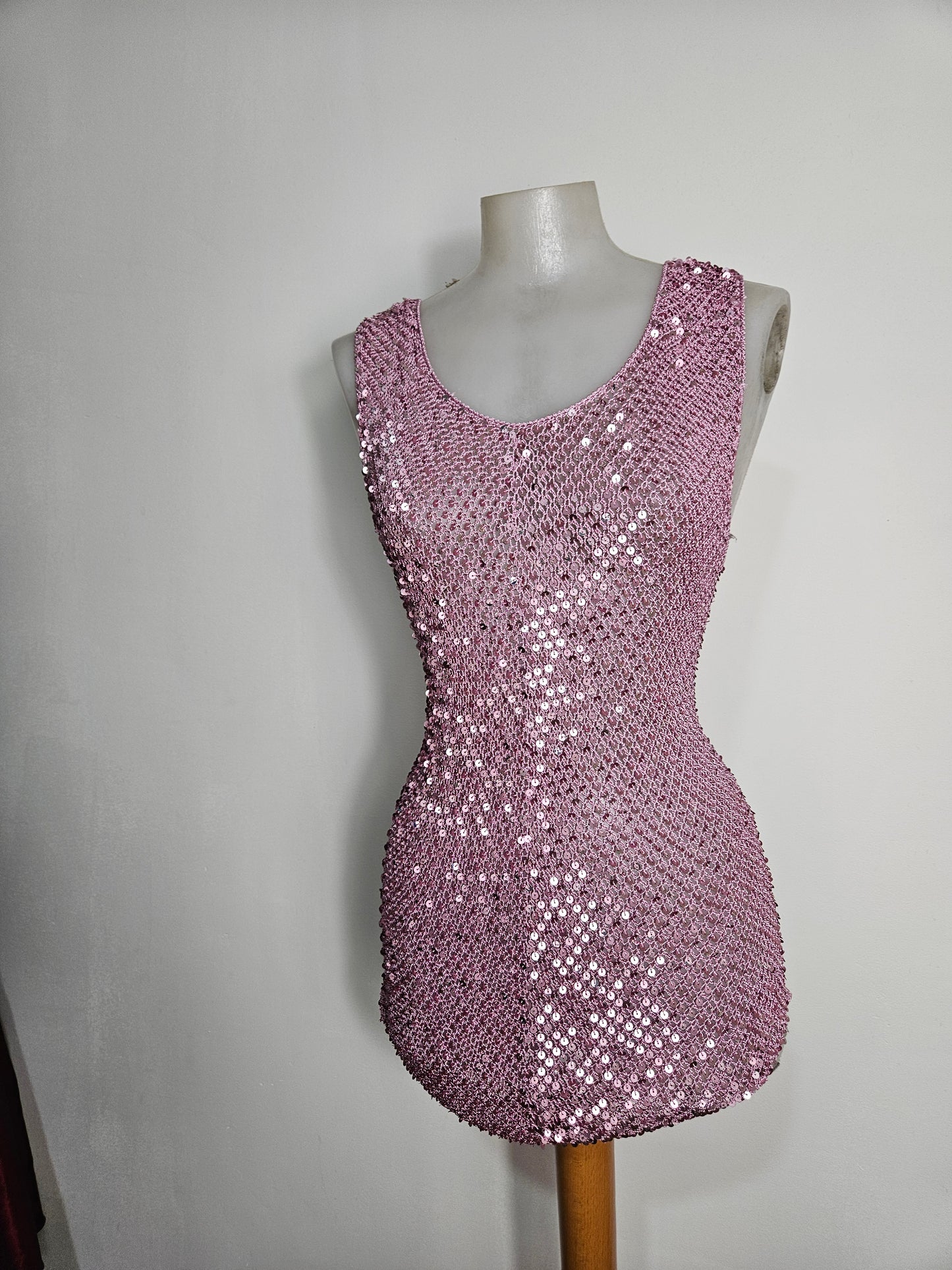 Haut en crochet à sequins
