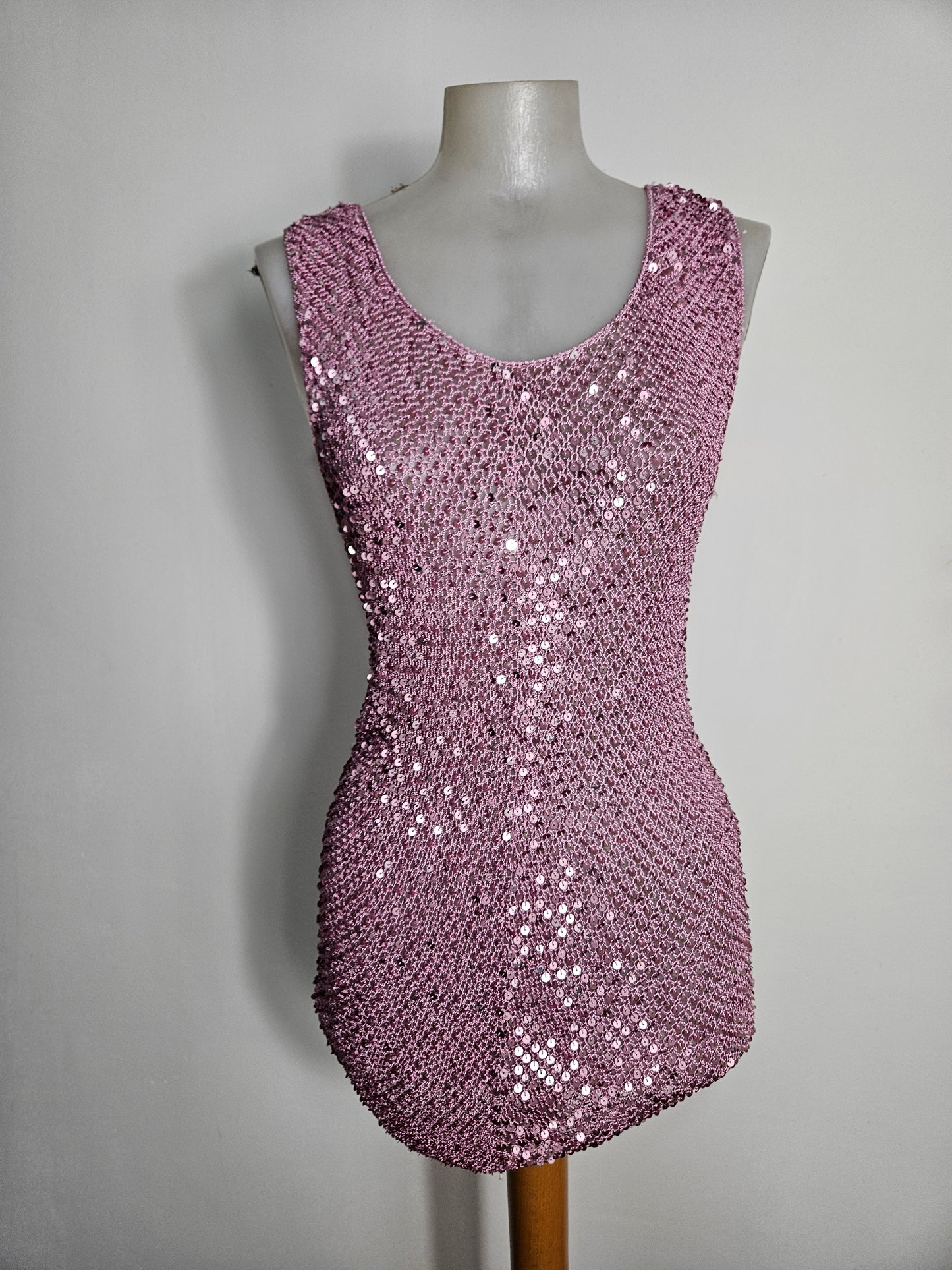 Haut en crochet à sequins