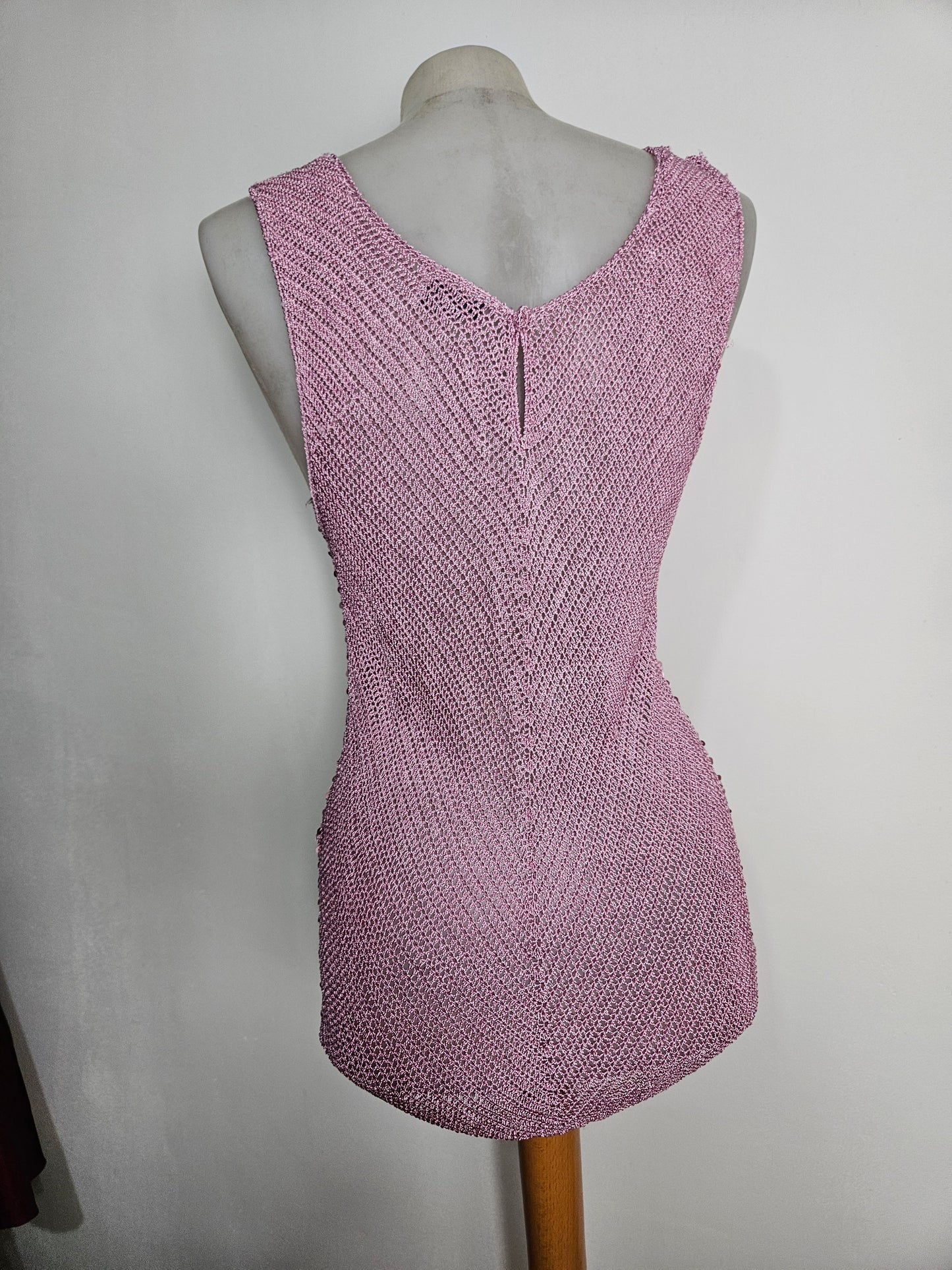 Haut en crochet à sequins