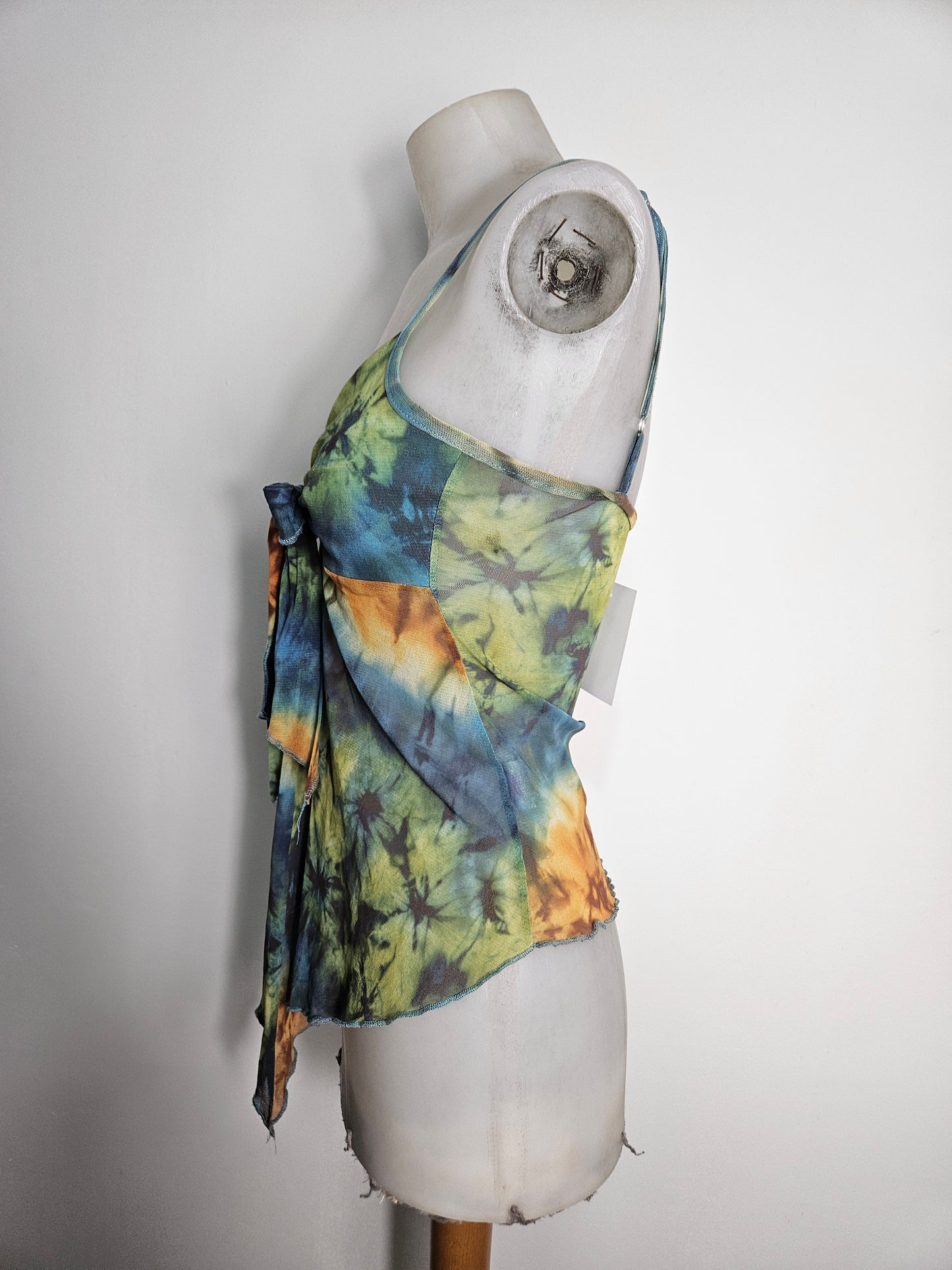 Tie-dye voile top