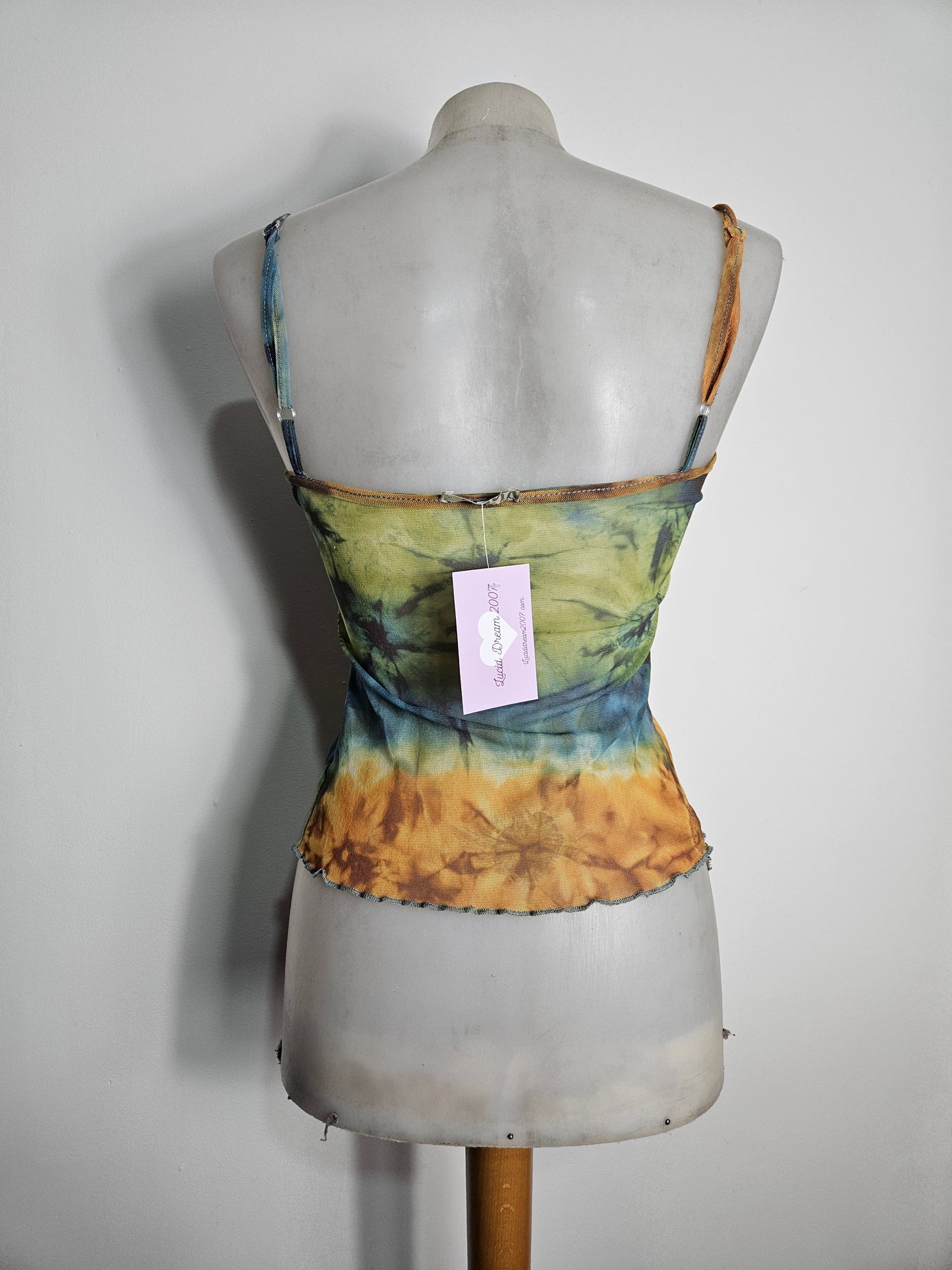 Tie-dye voile top