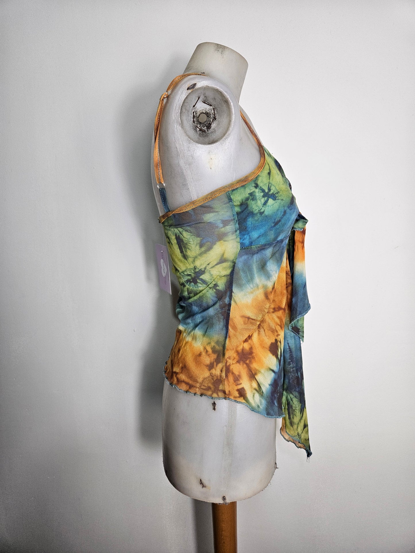 Tie-dye voile top