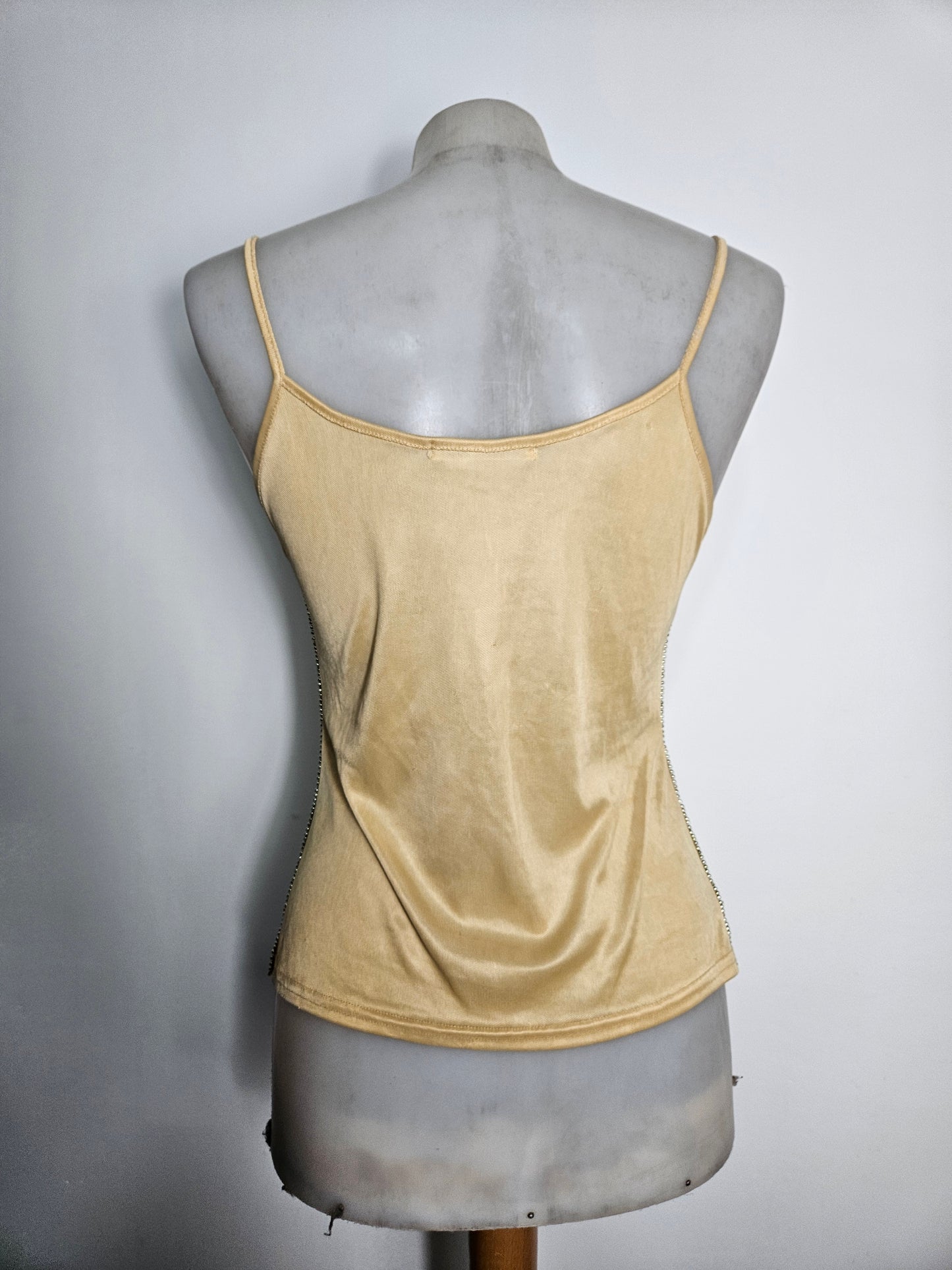 Embroidered voile top