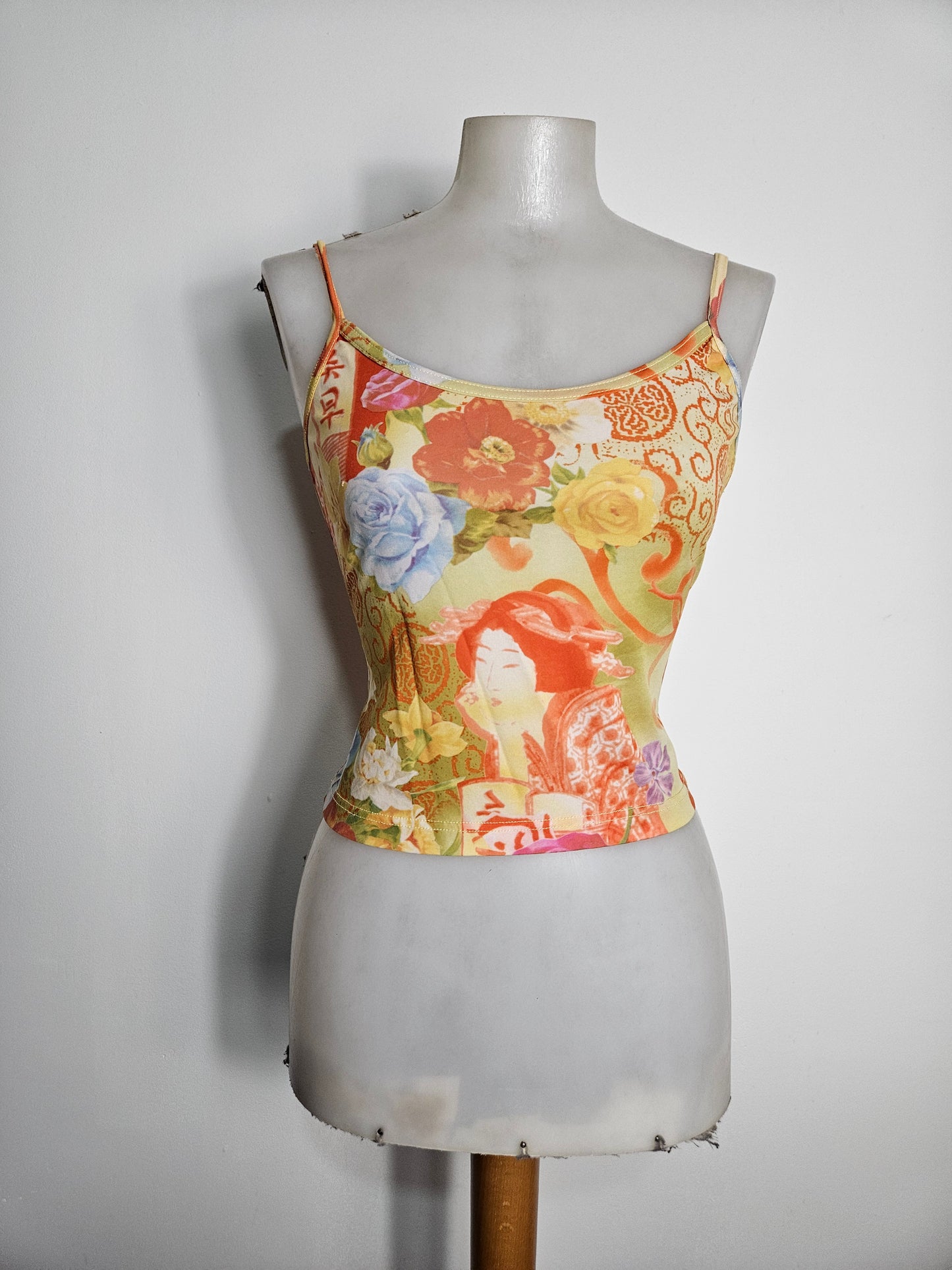 Floral veil top