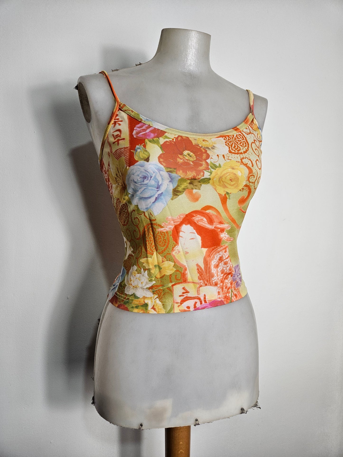 Floral veil top