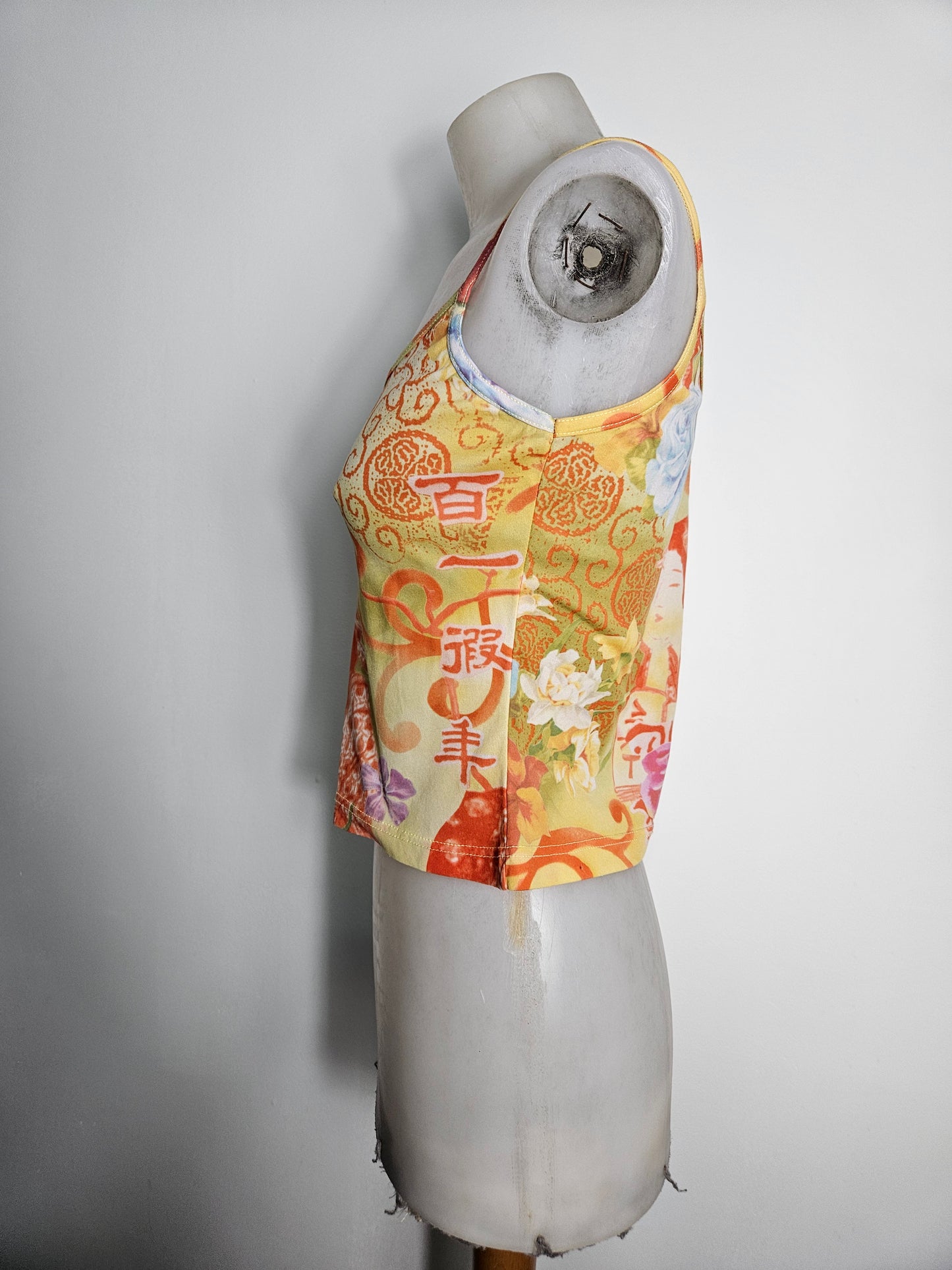 Floral veil top