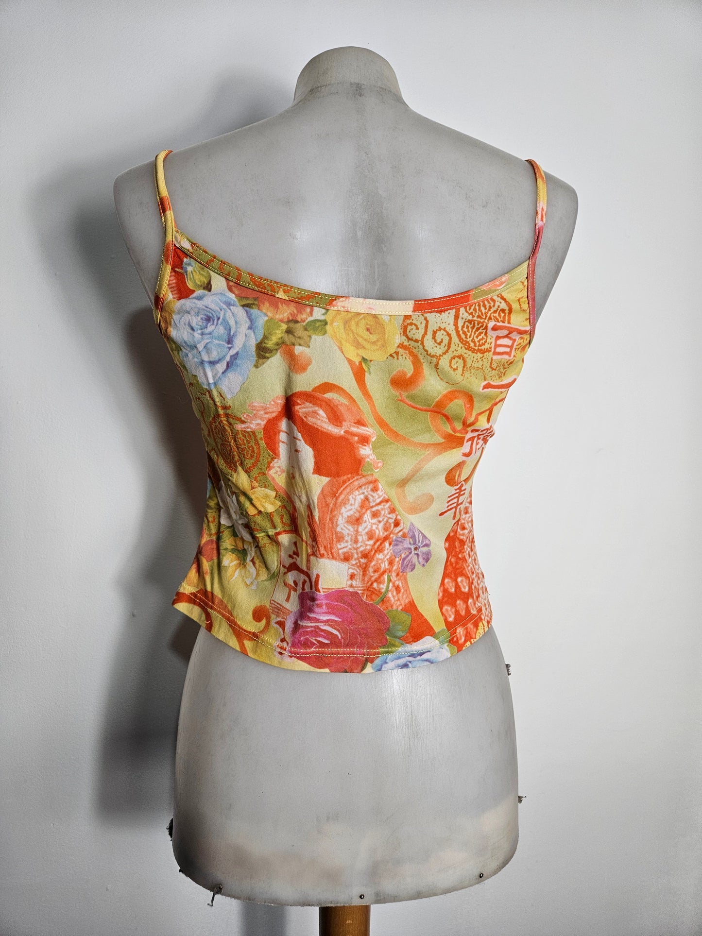 Floral veil top