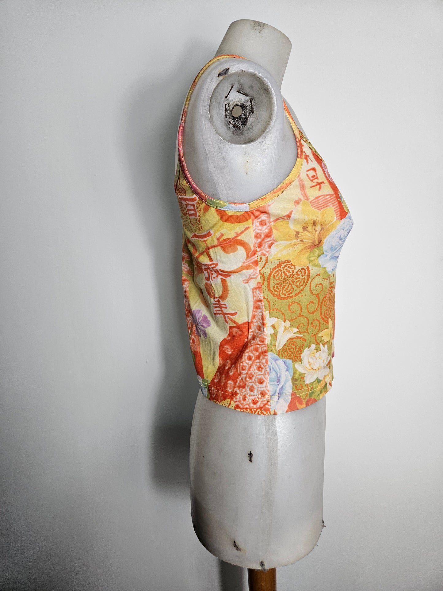 Floral veil top