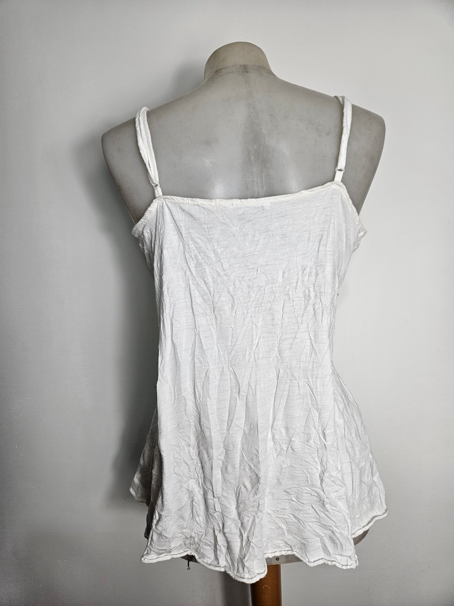 White top with embroidered details