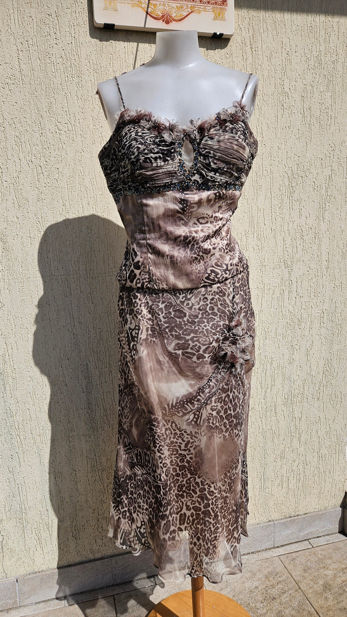 Ensemble motif léopard