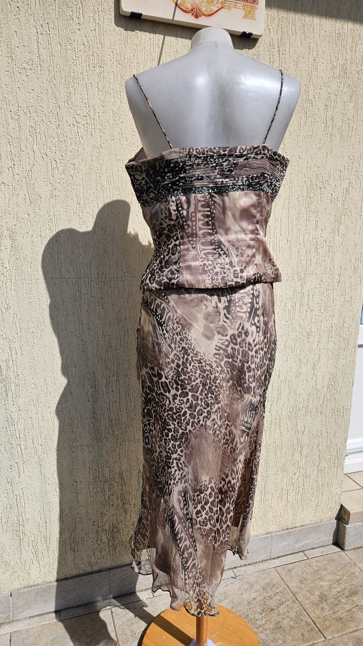 Ensemble motif léopard