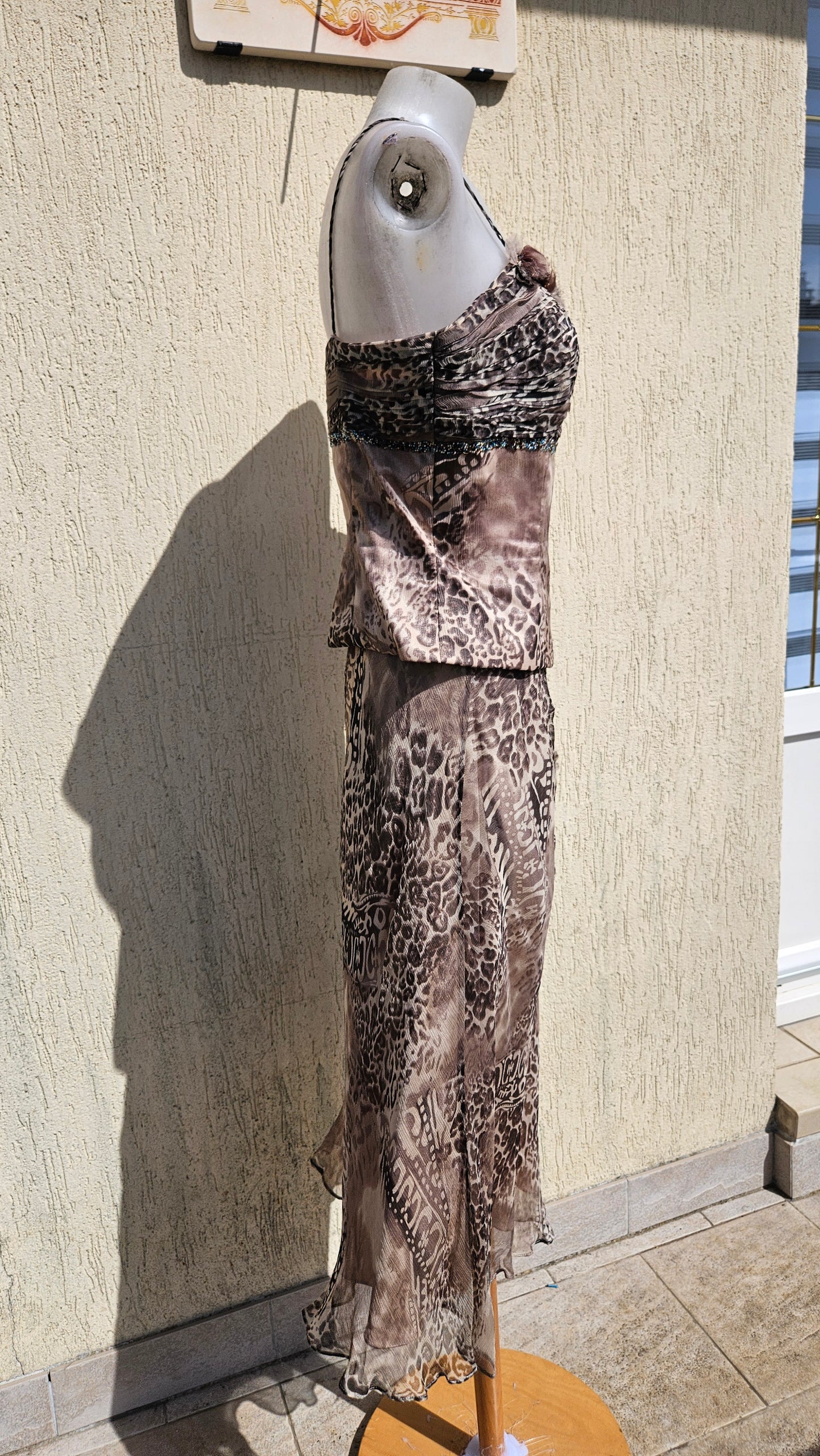 Ensemble motif léopard