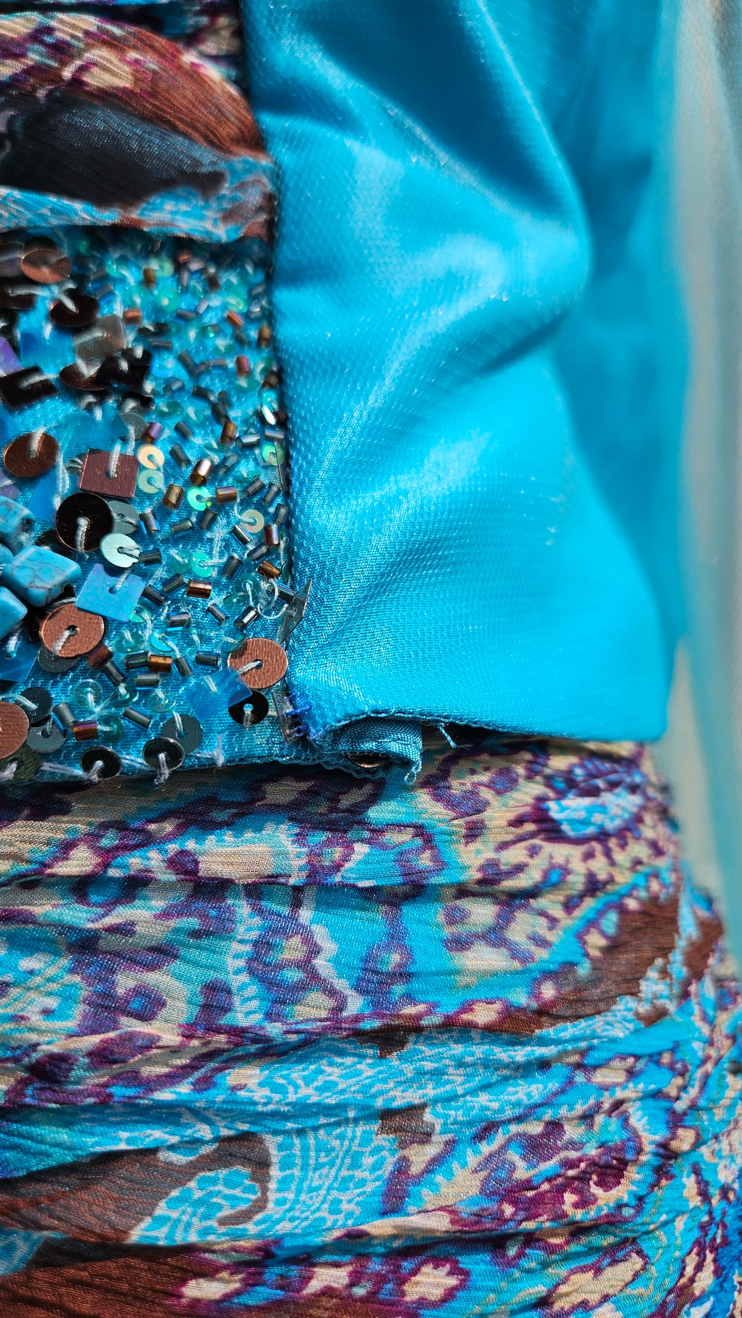 Conjunto de noche azul