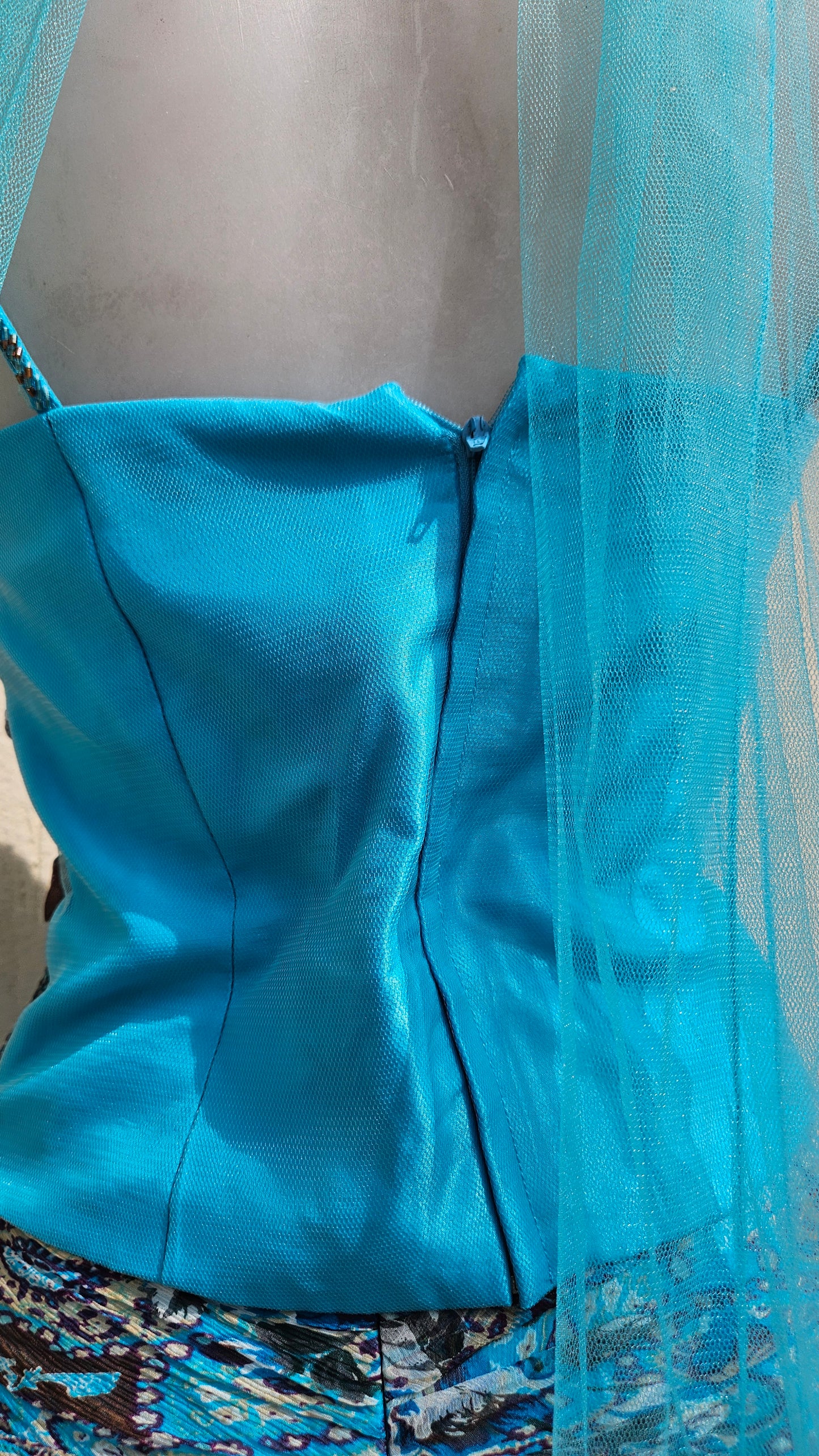 Conjunto de noche azul