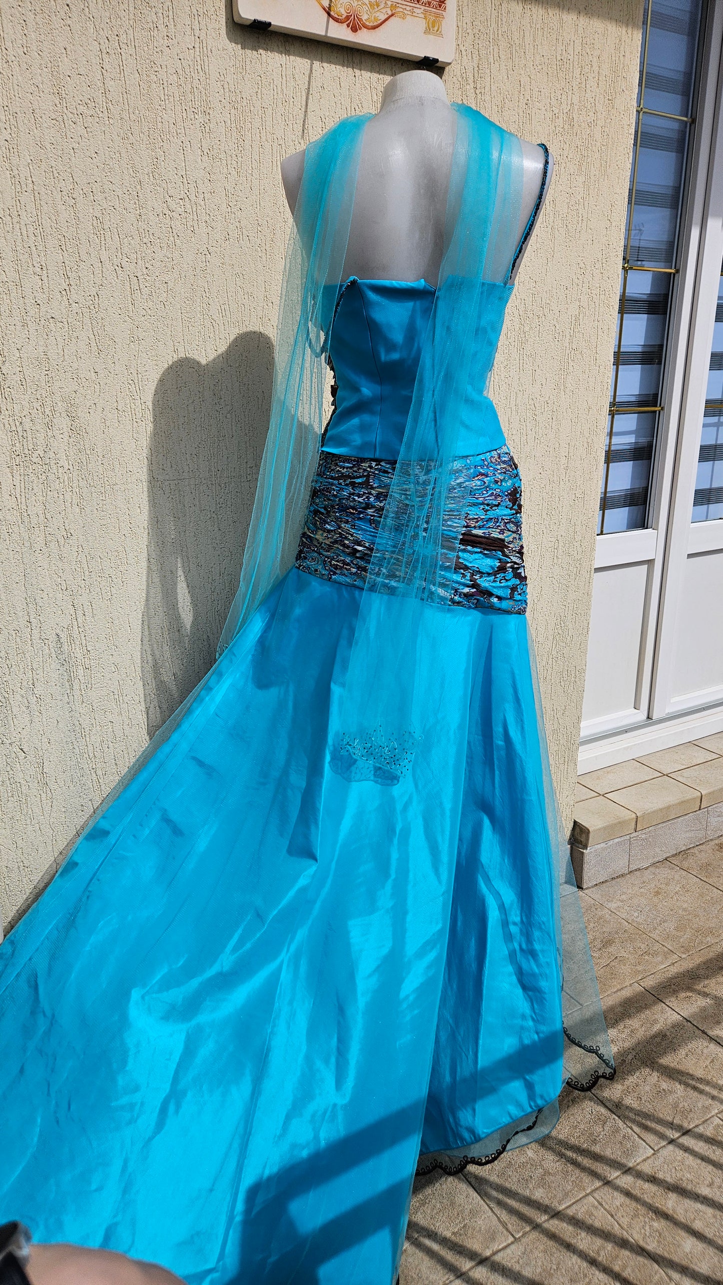 Conjunto de noche azul