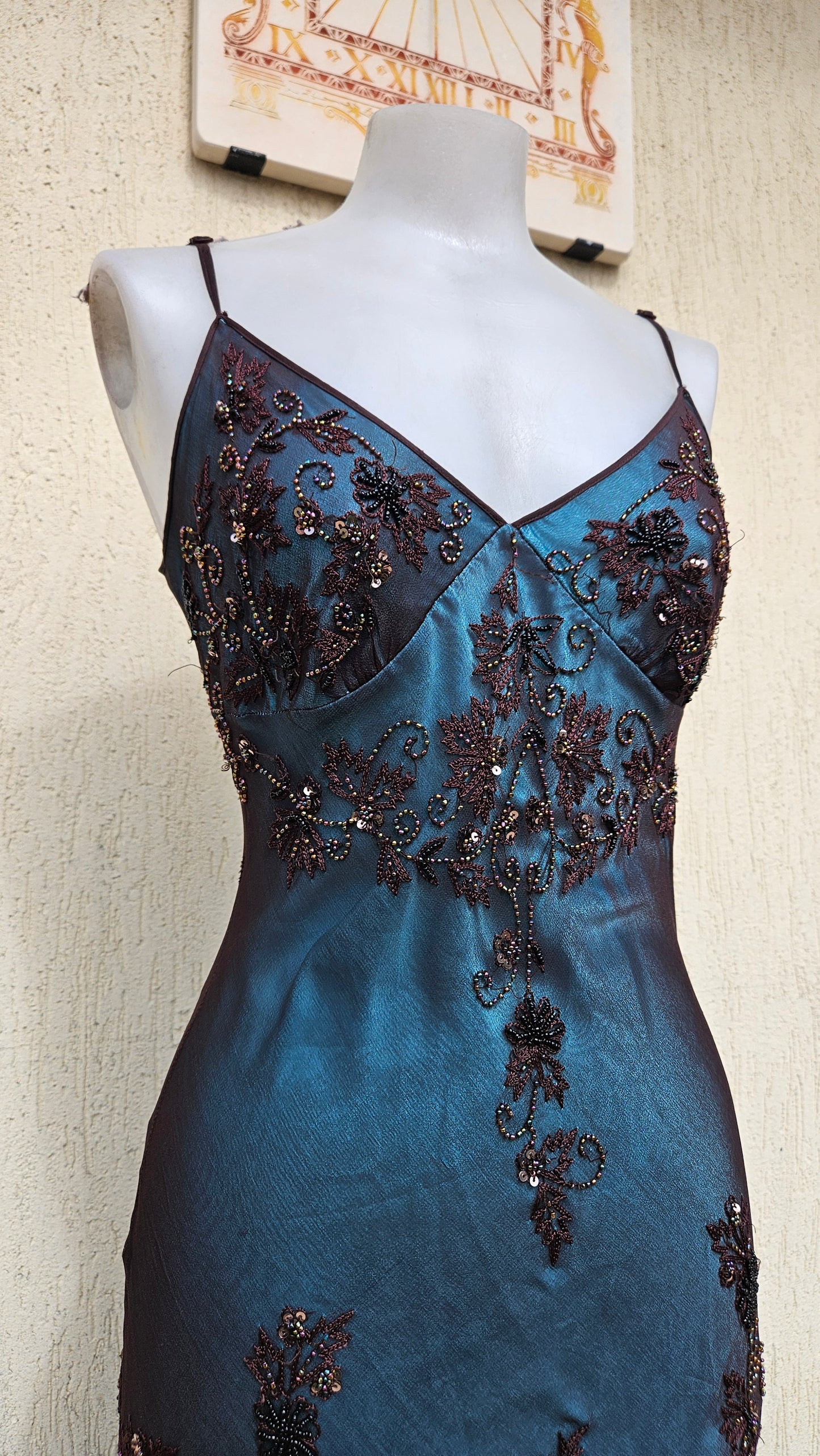 Robe en soie Adrianna Papell