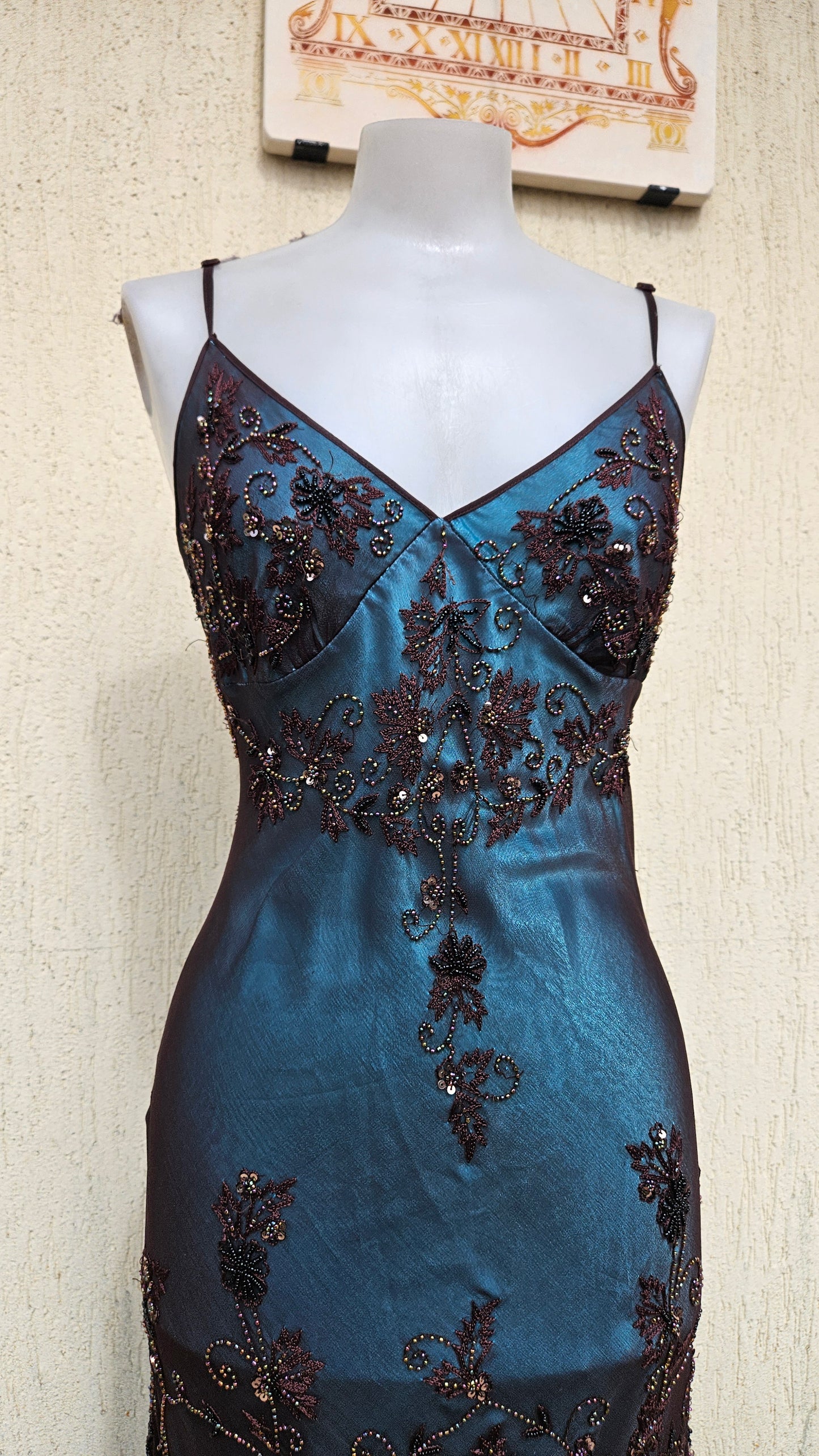 Robe en soie Adrianna Papell