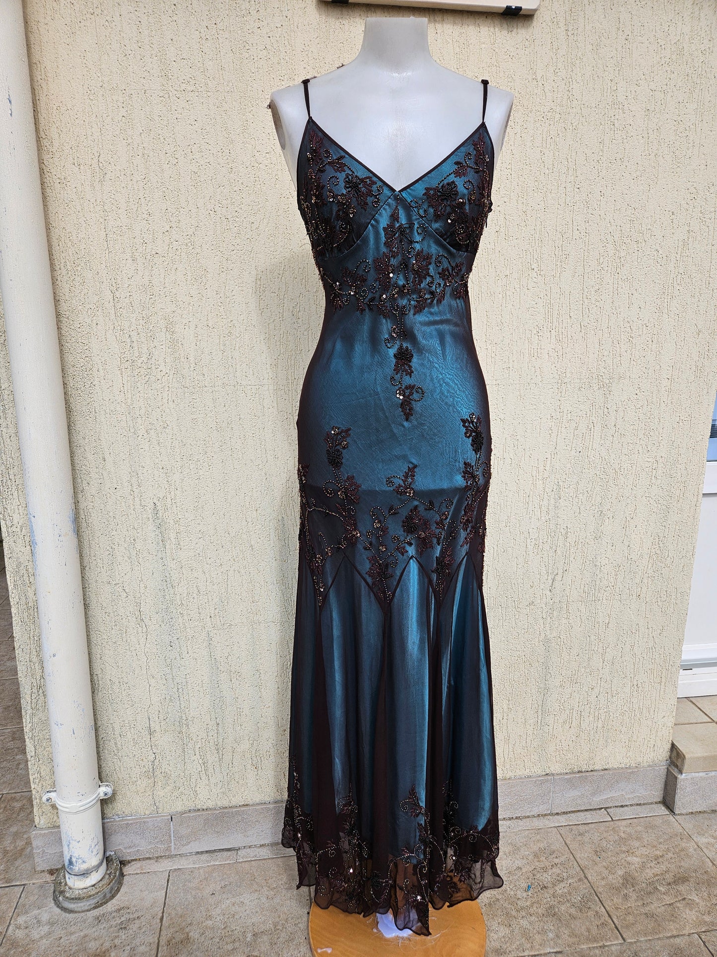 Robe en soie Adrianna Papell