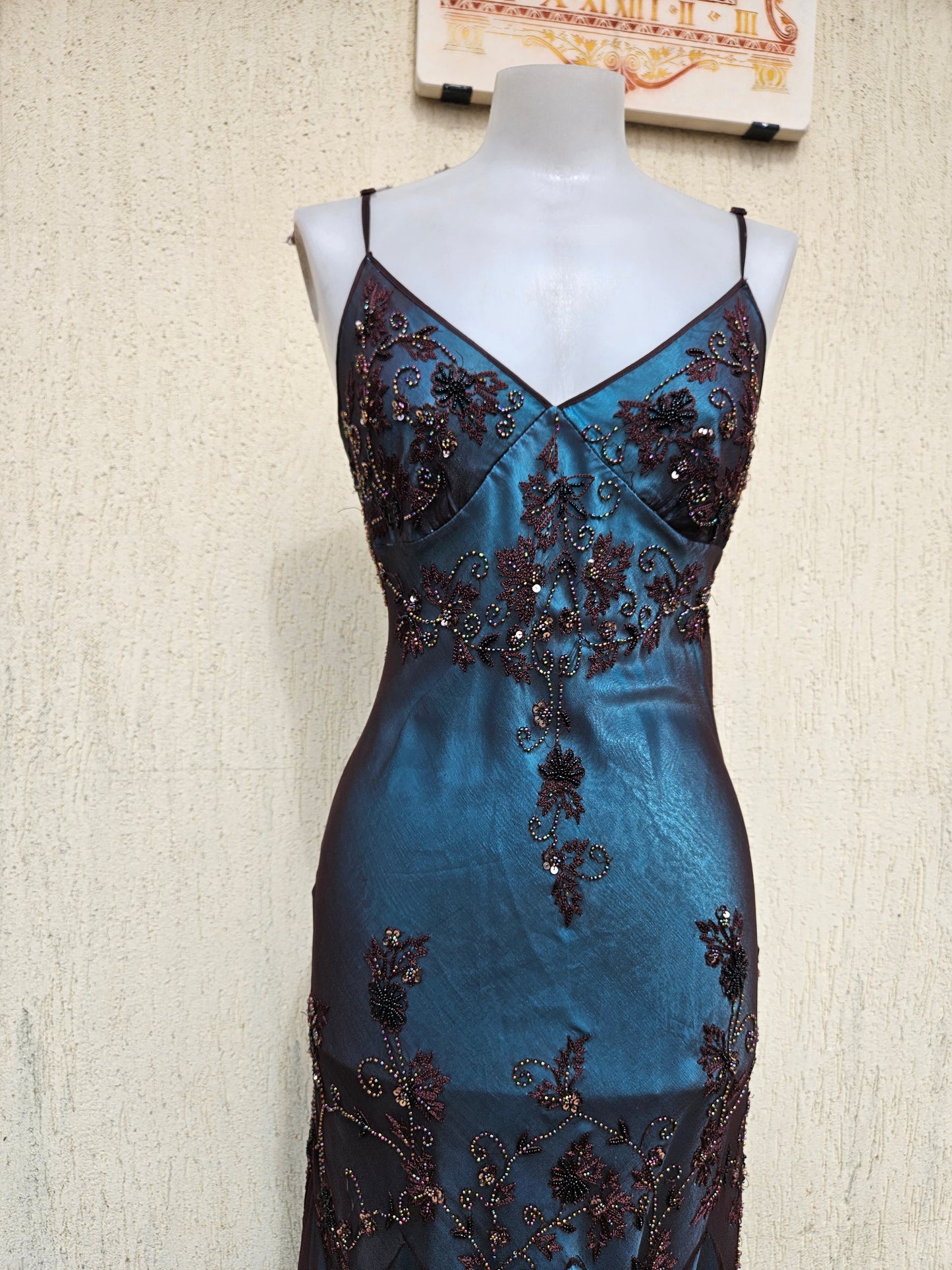 Robe en soie Adrianna Papell