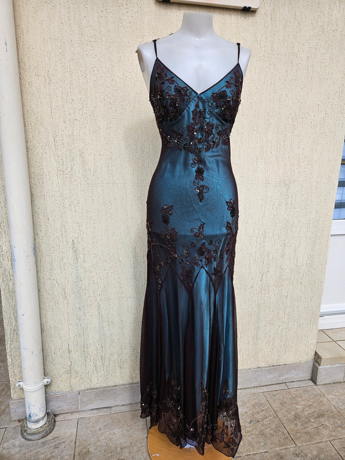Robe en soie Adrianna Papell