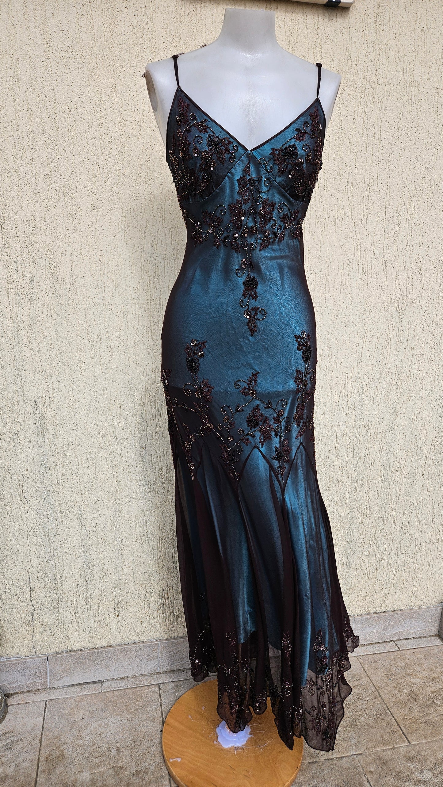 Robe en soie Adrianna Papell