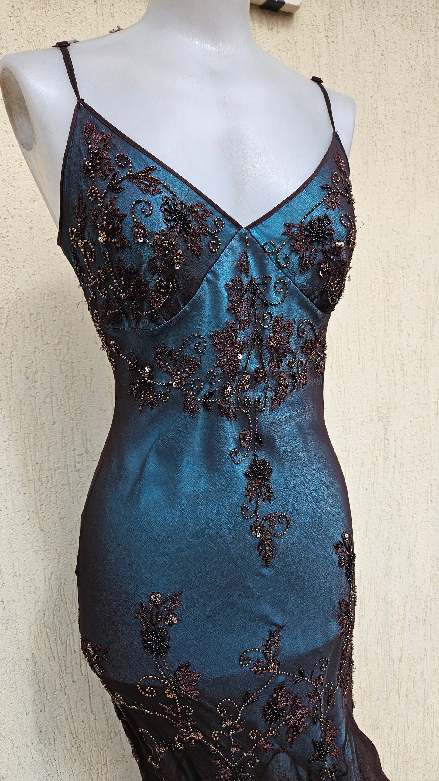 Robe en soie Adrianna Papell