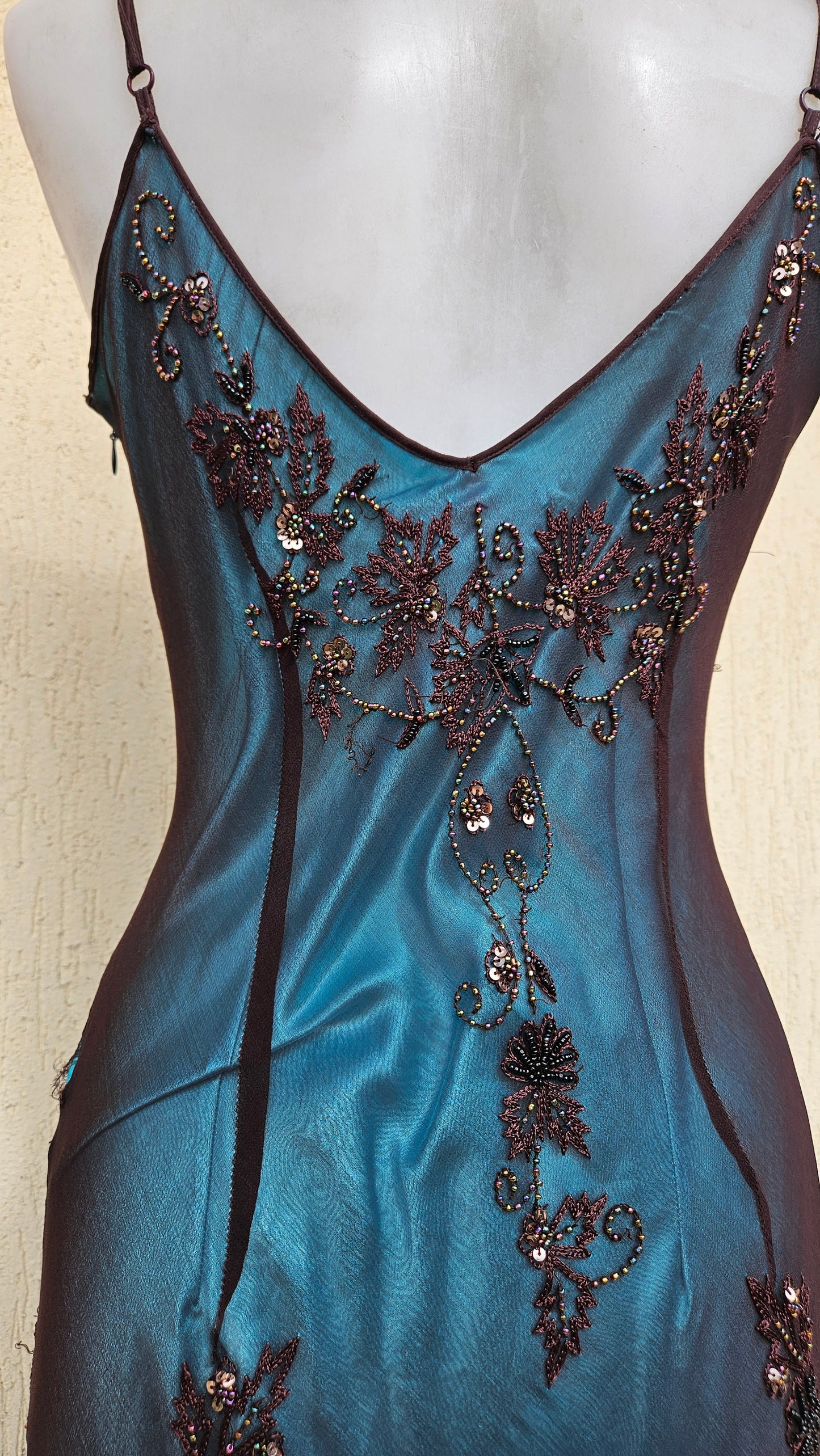 Robe en soie Adrianna Papell