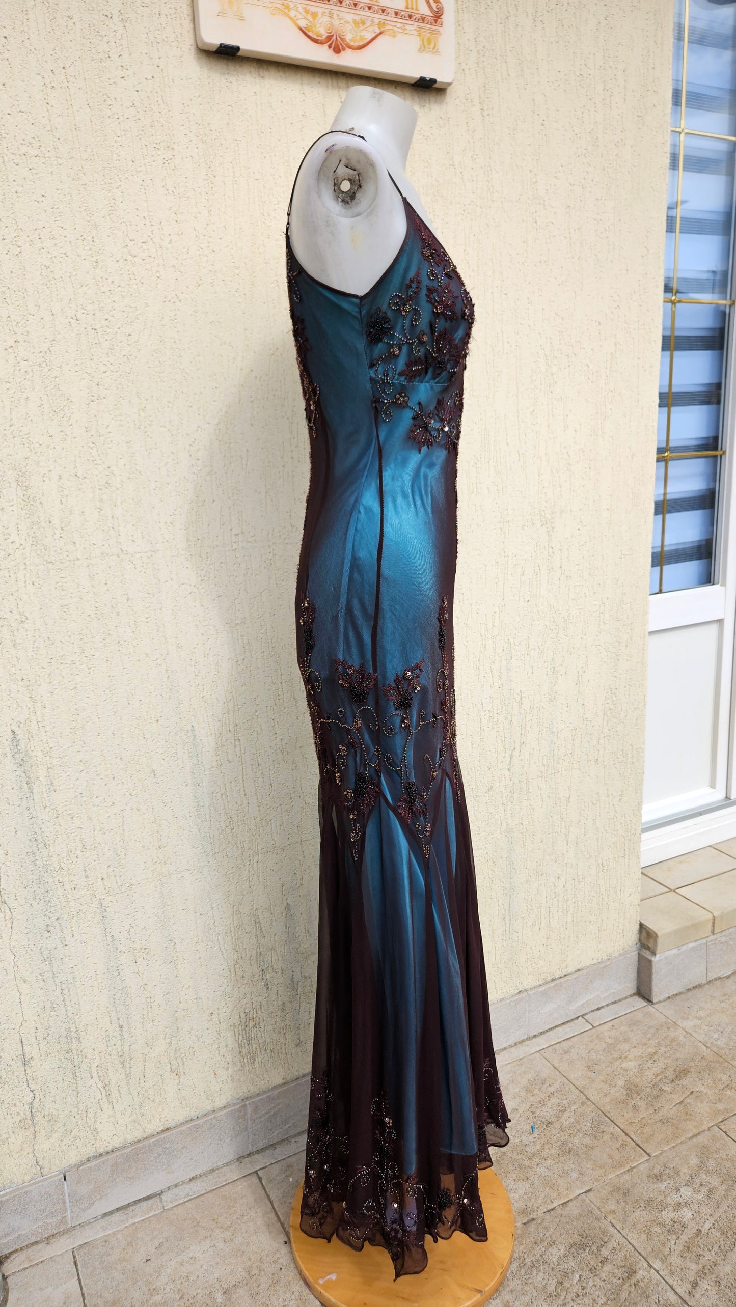 Robe en soie Adrianna Papell