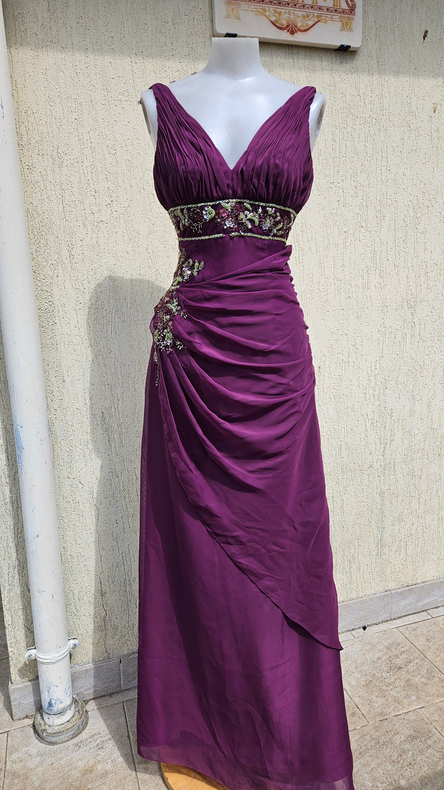 Vestido de noche Megara morado