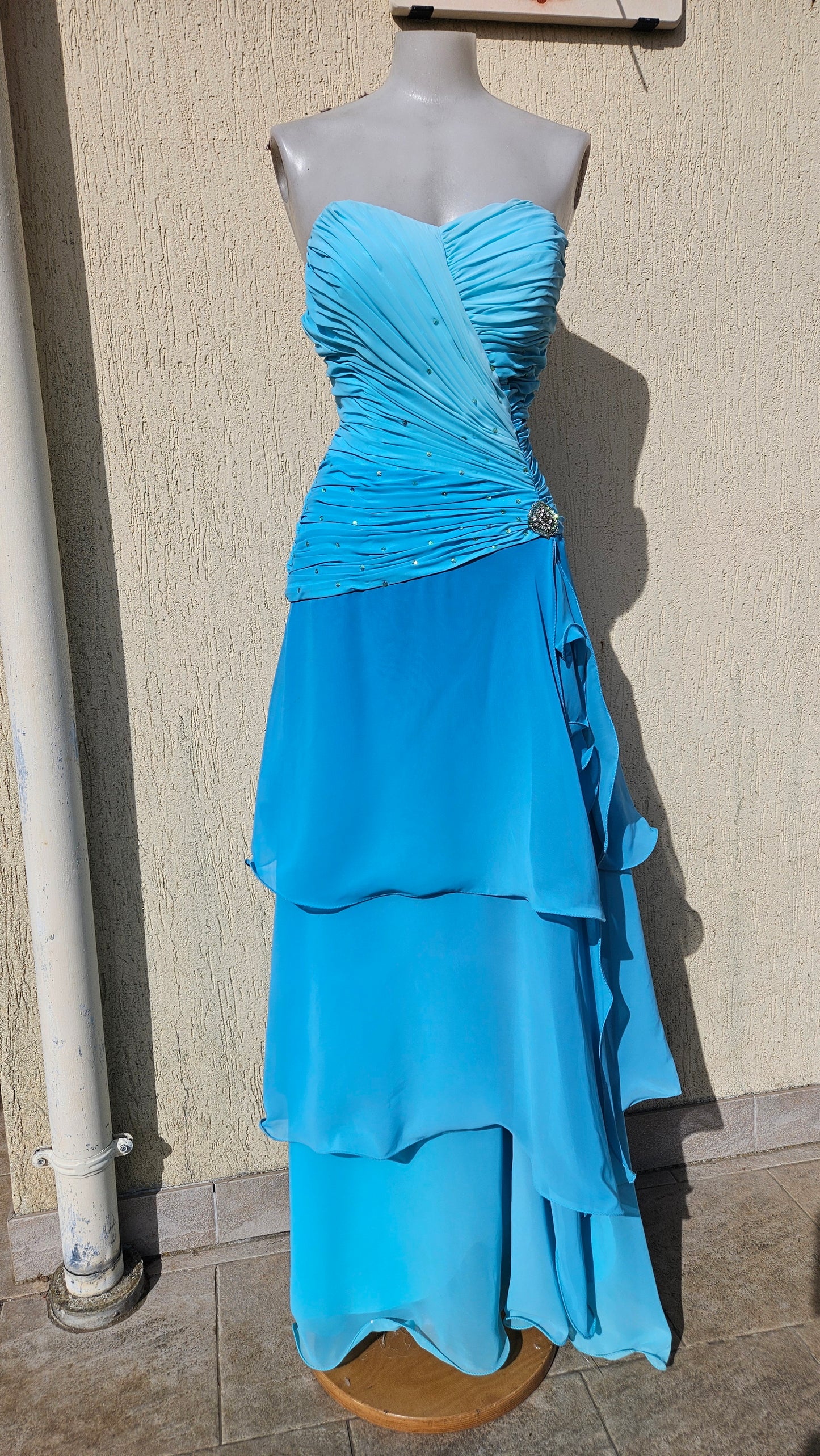 Robe bustier bleue
