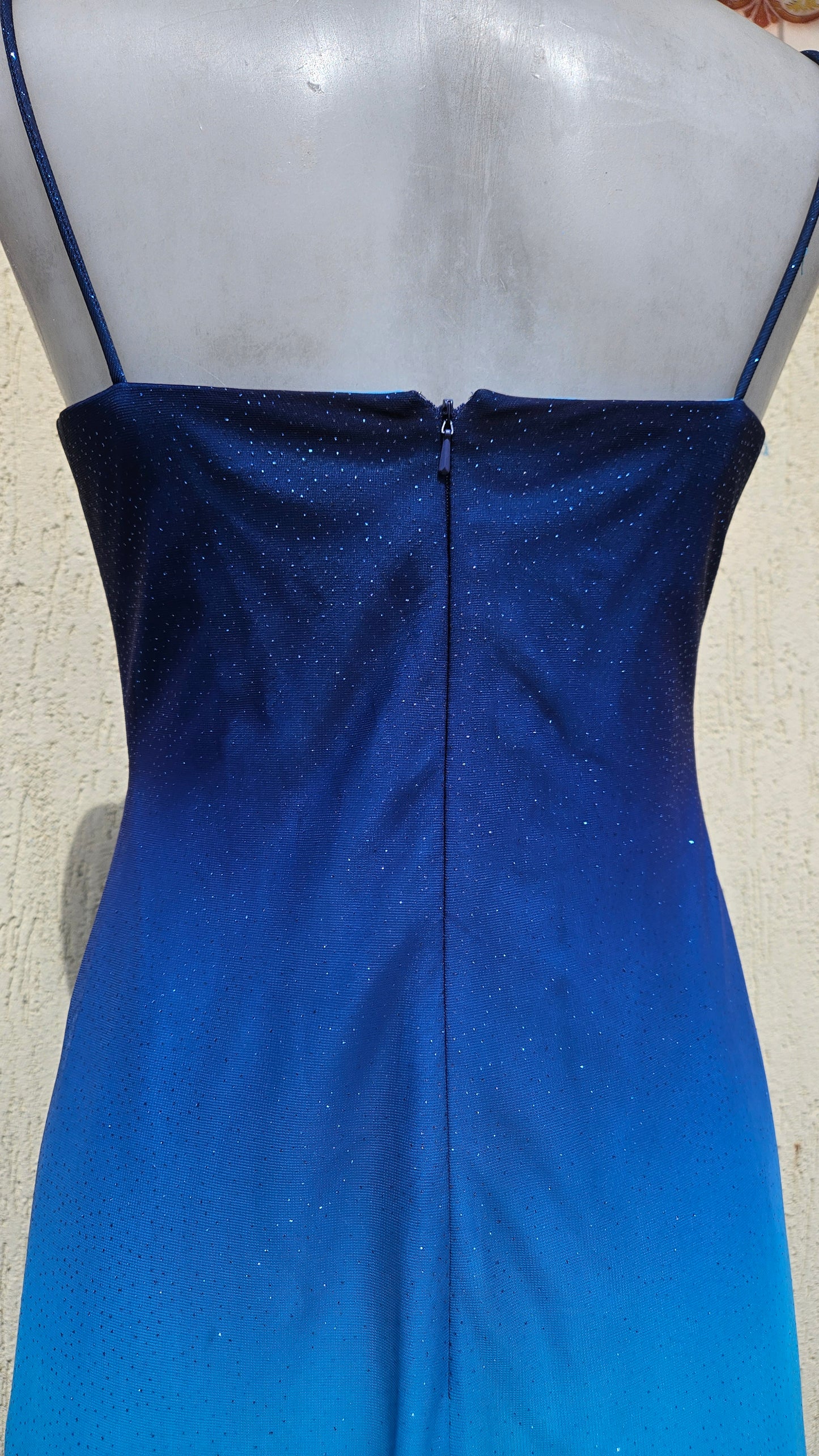 Robe dégradée bleue