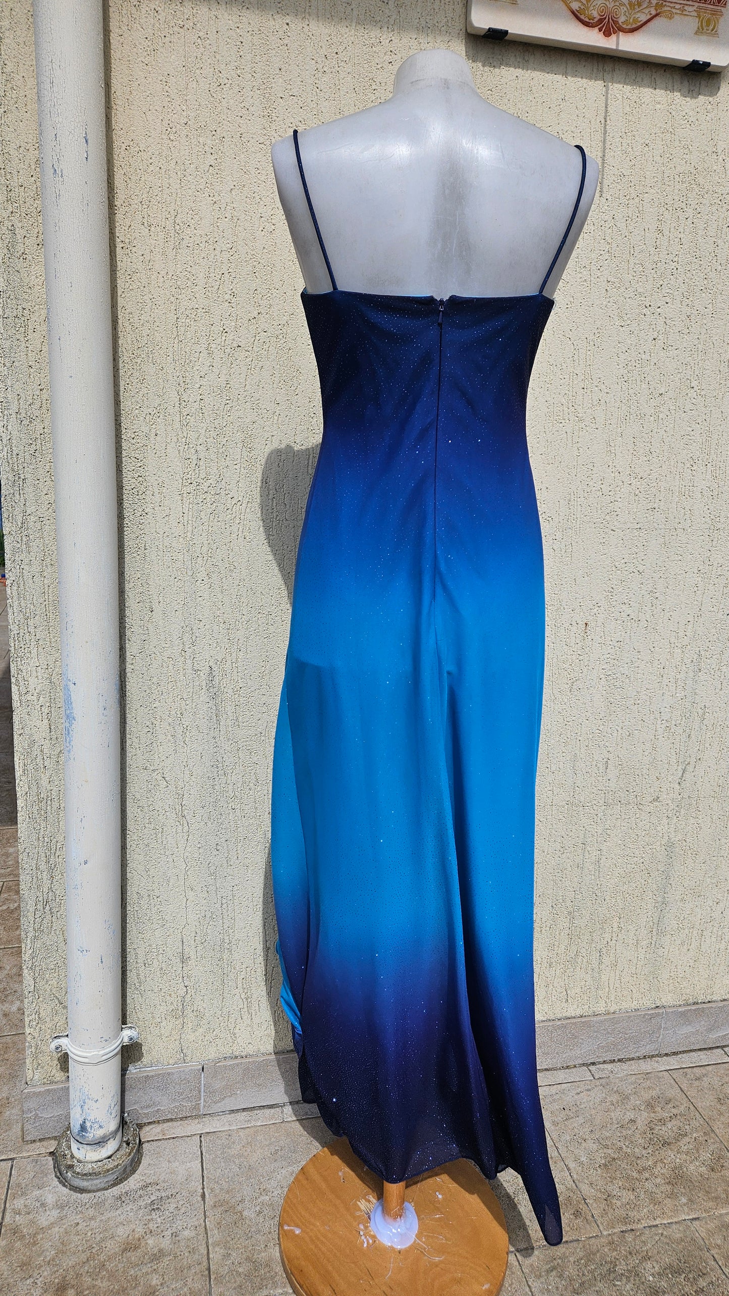 Robe dégradée bleue