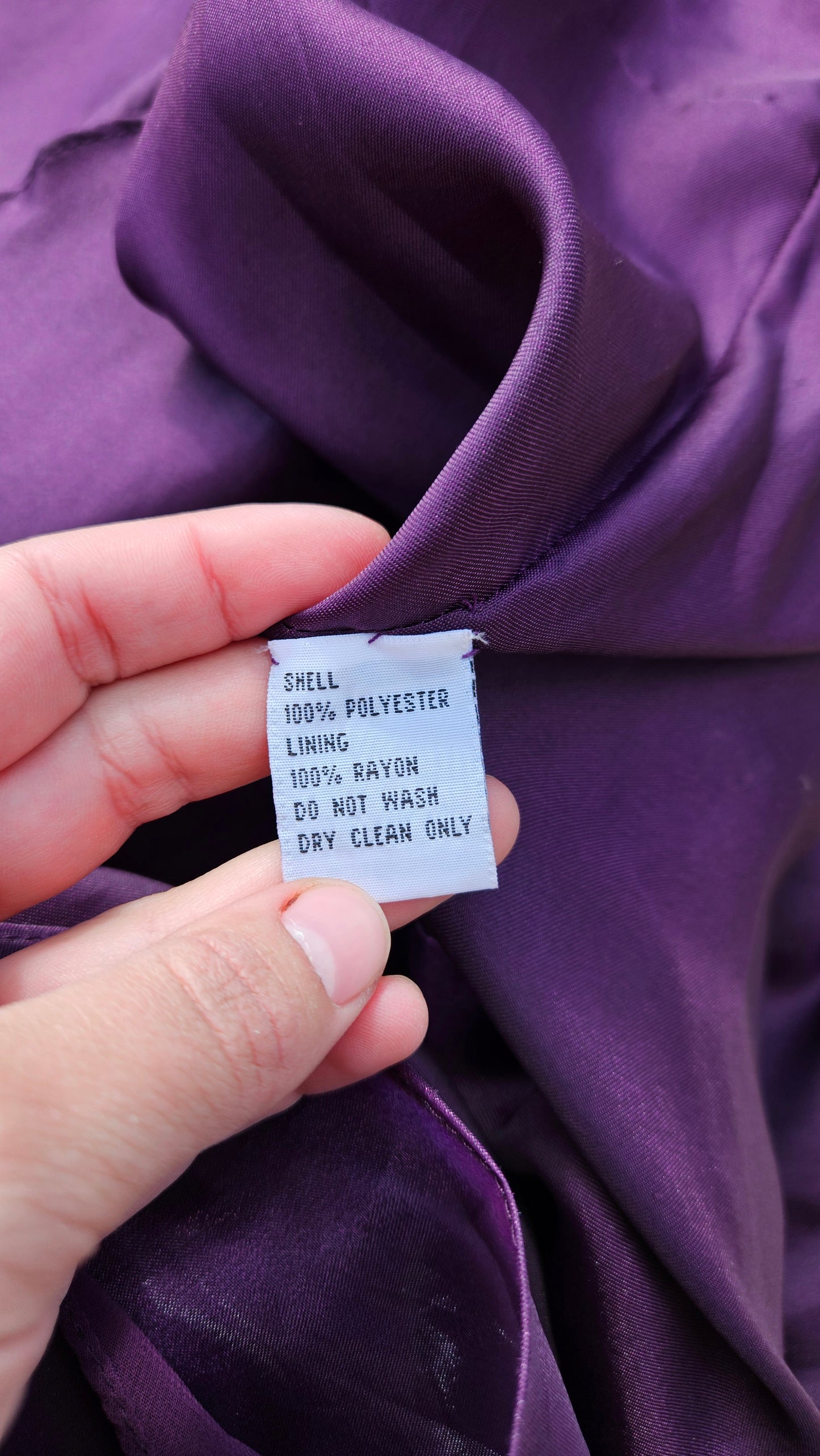 Robe dos nu brodée violette