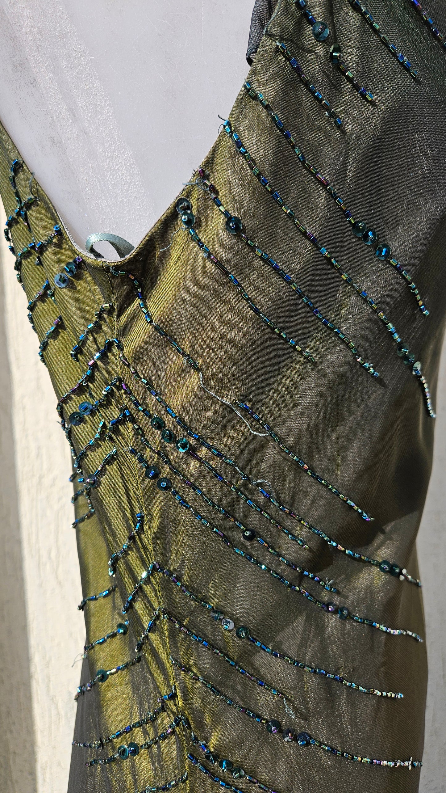 Robe dégradée brodée