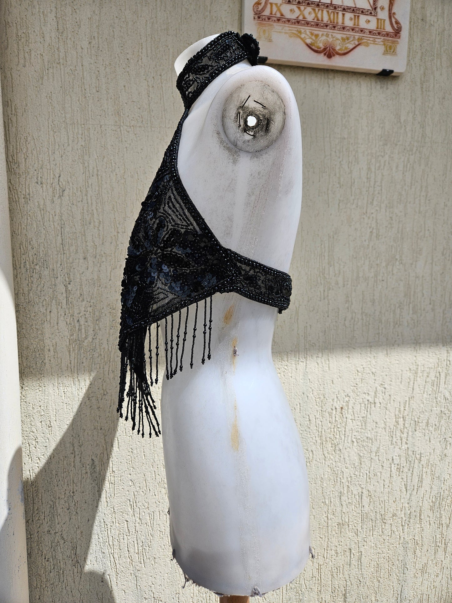 Dos nu brodé noir