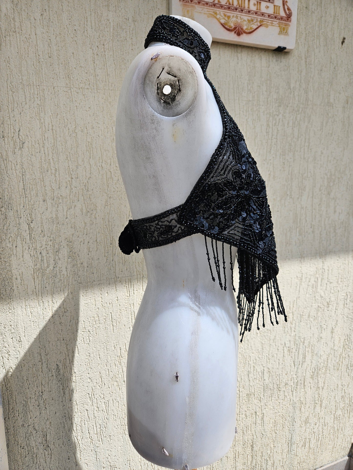 Dos nu brodé noir