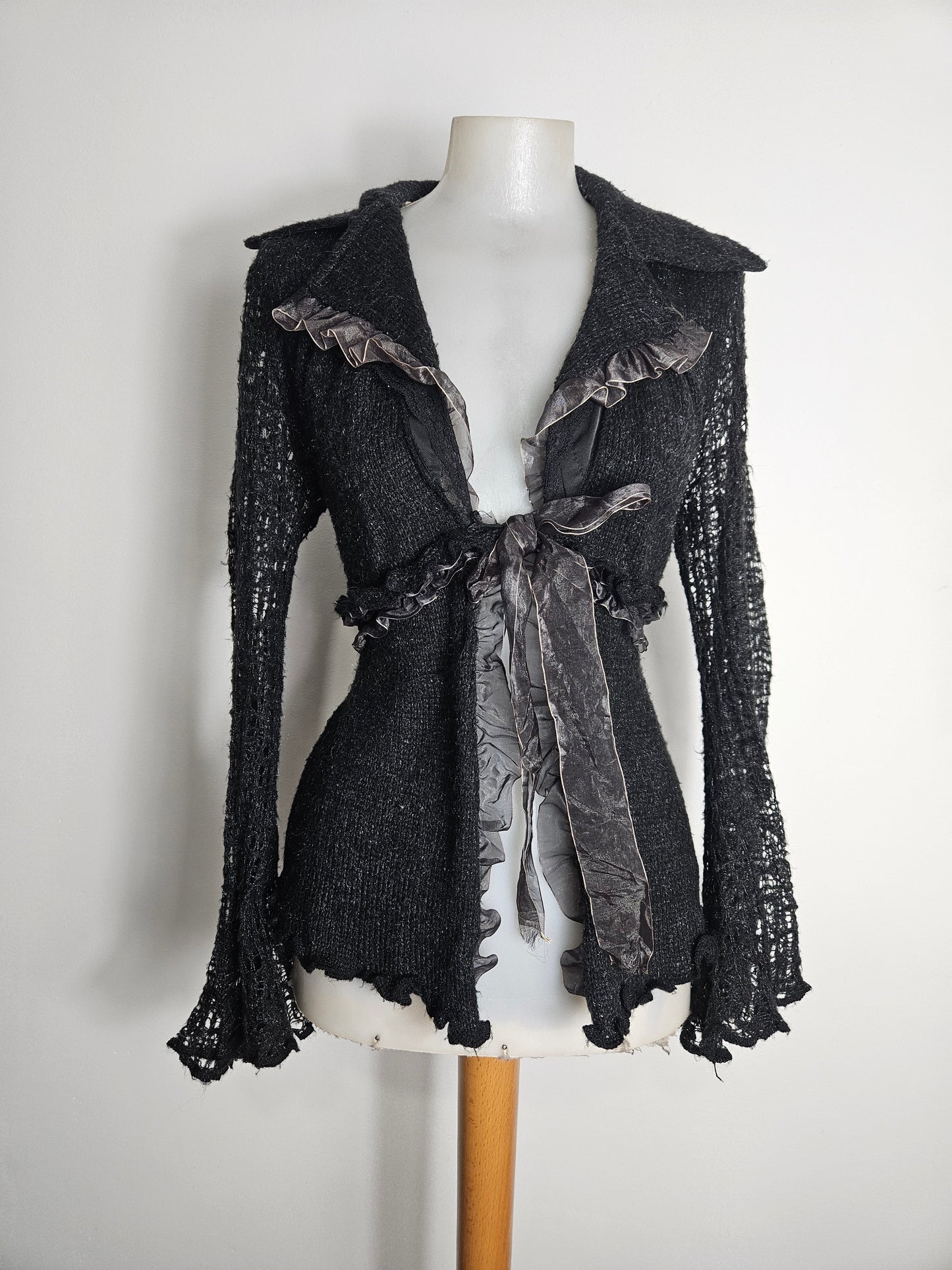 Cardigan noir Zone Bleue