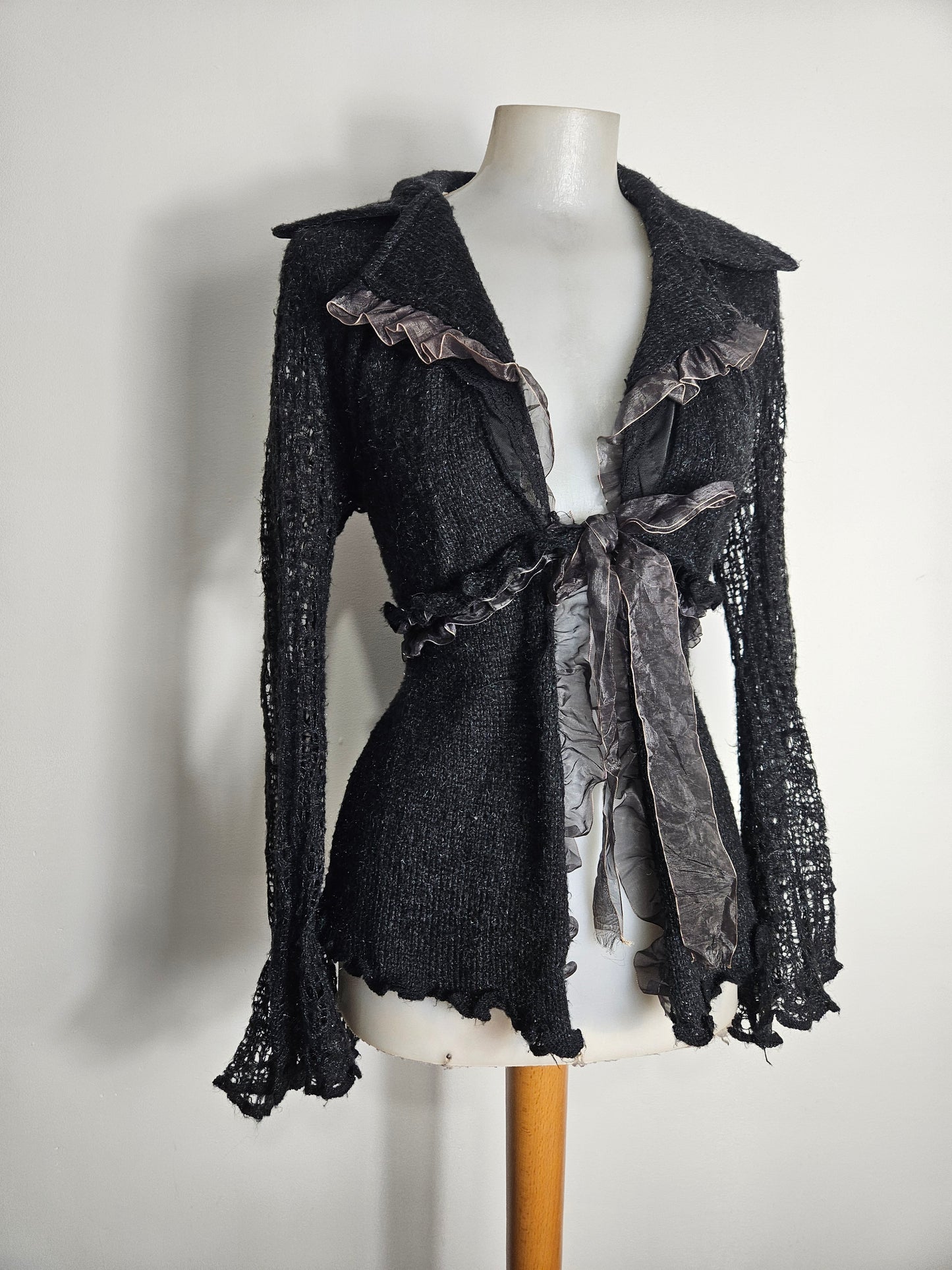 Cardigan noir Zone Bleue