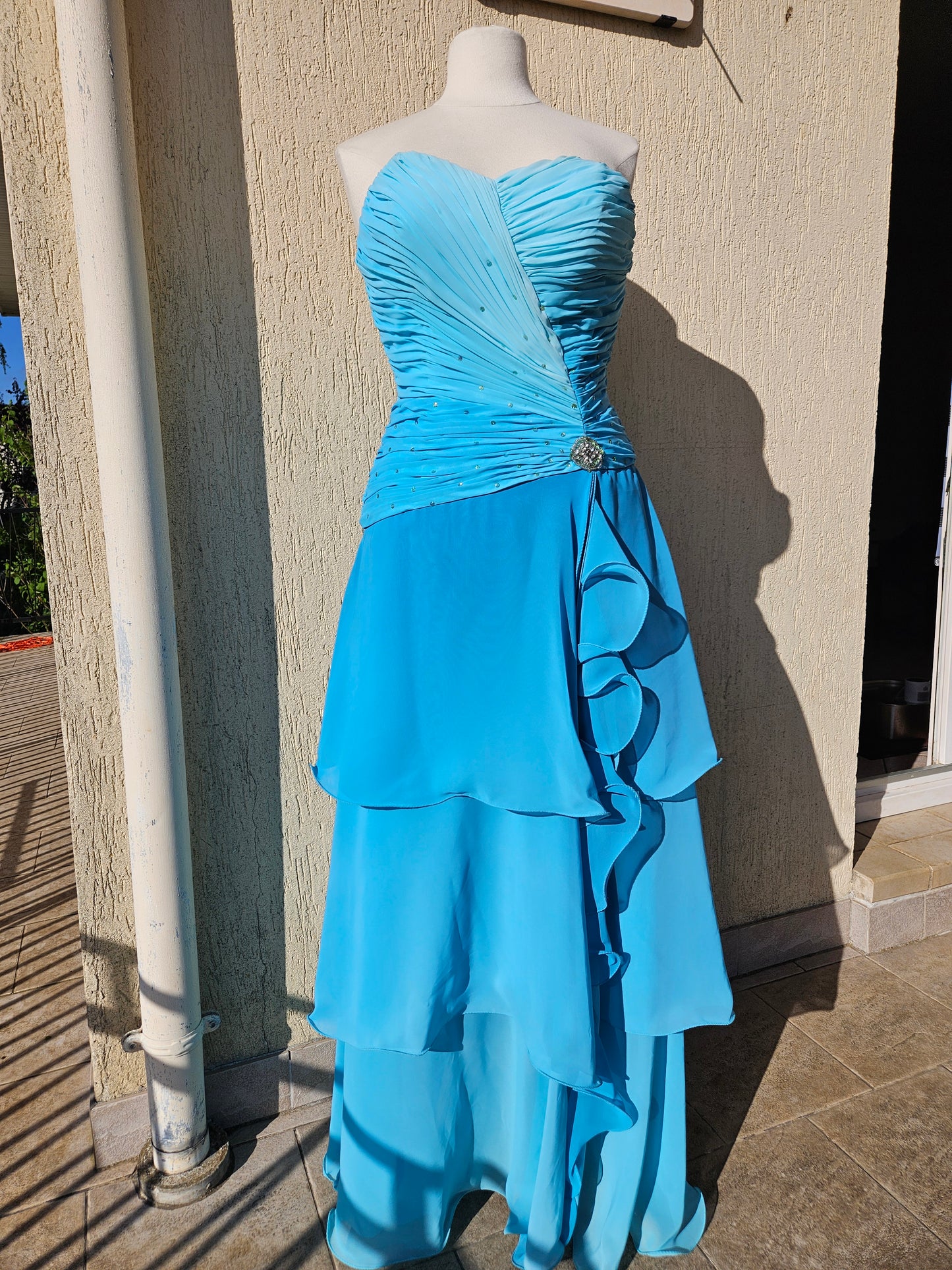 Robe bustier bleue
