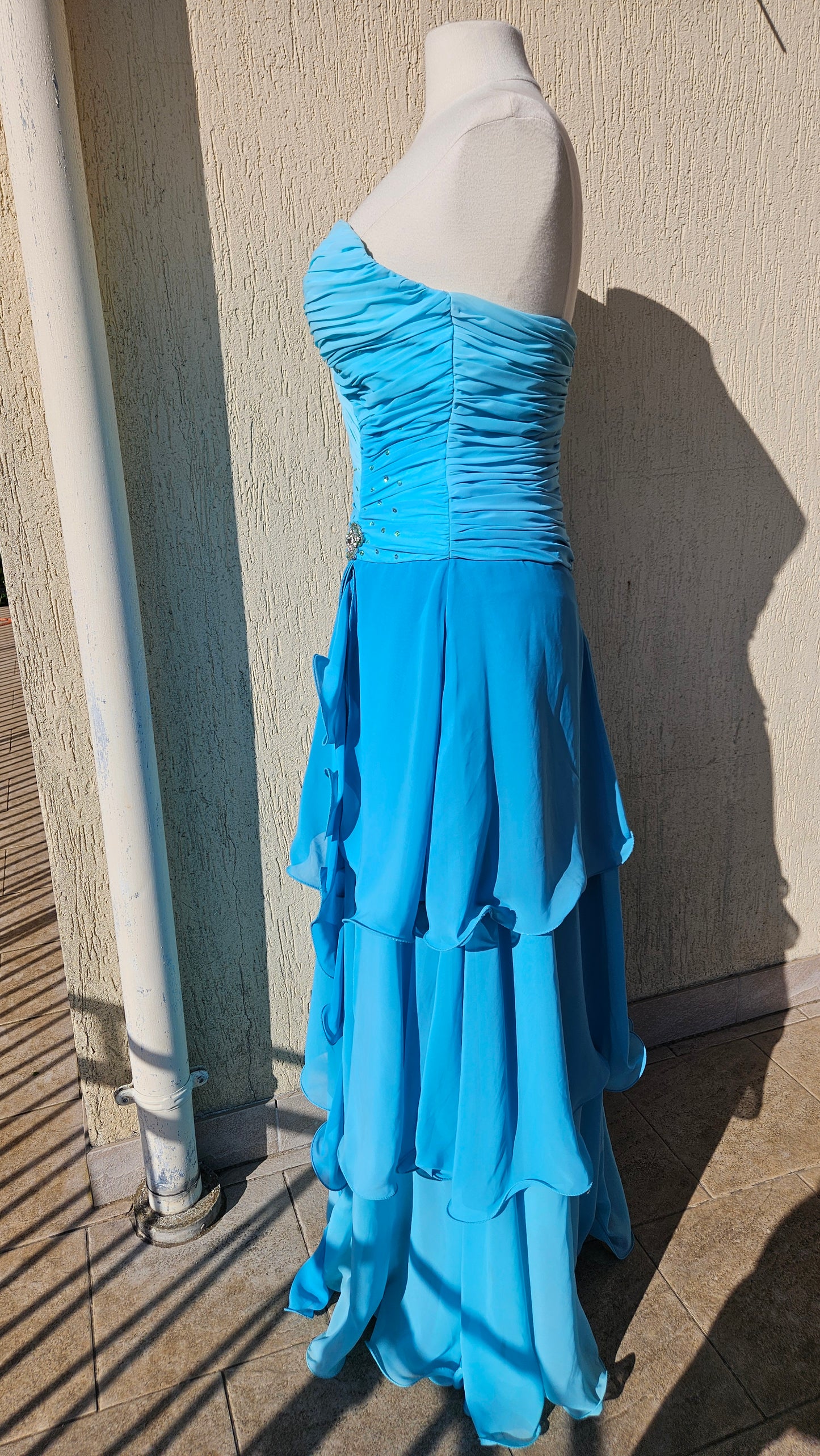 Robe bustier bleue