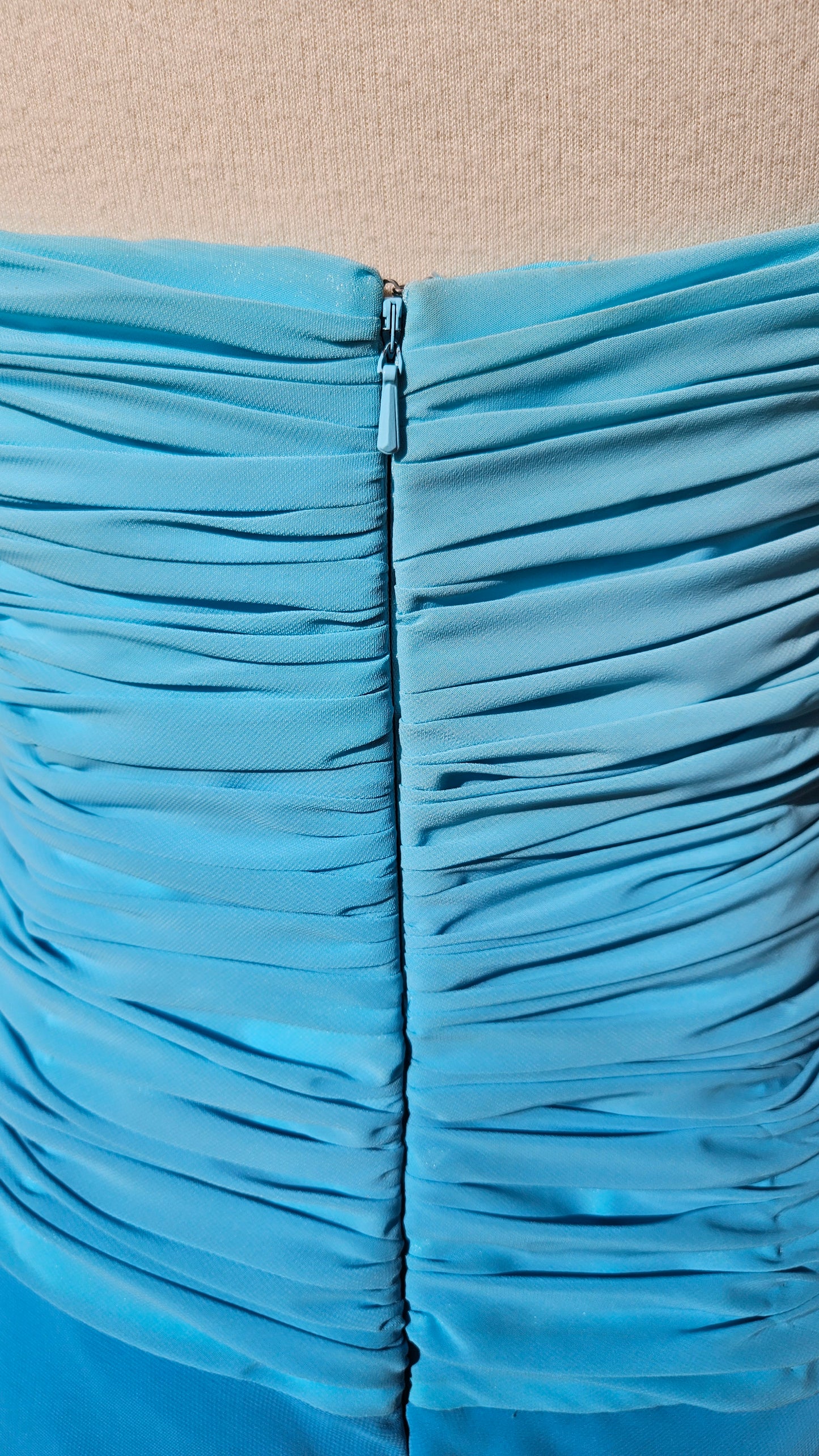 Robe bustier bleue