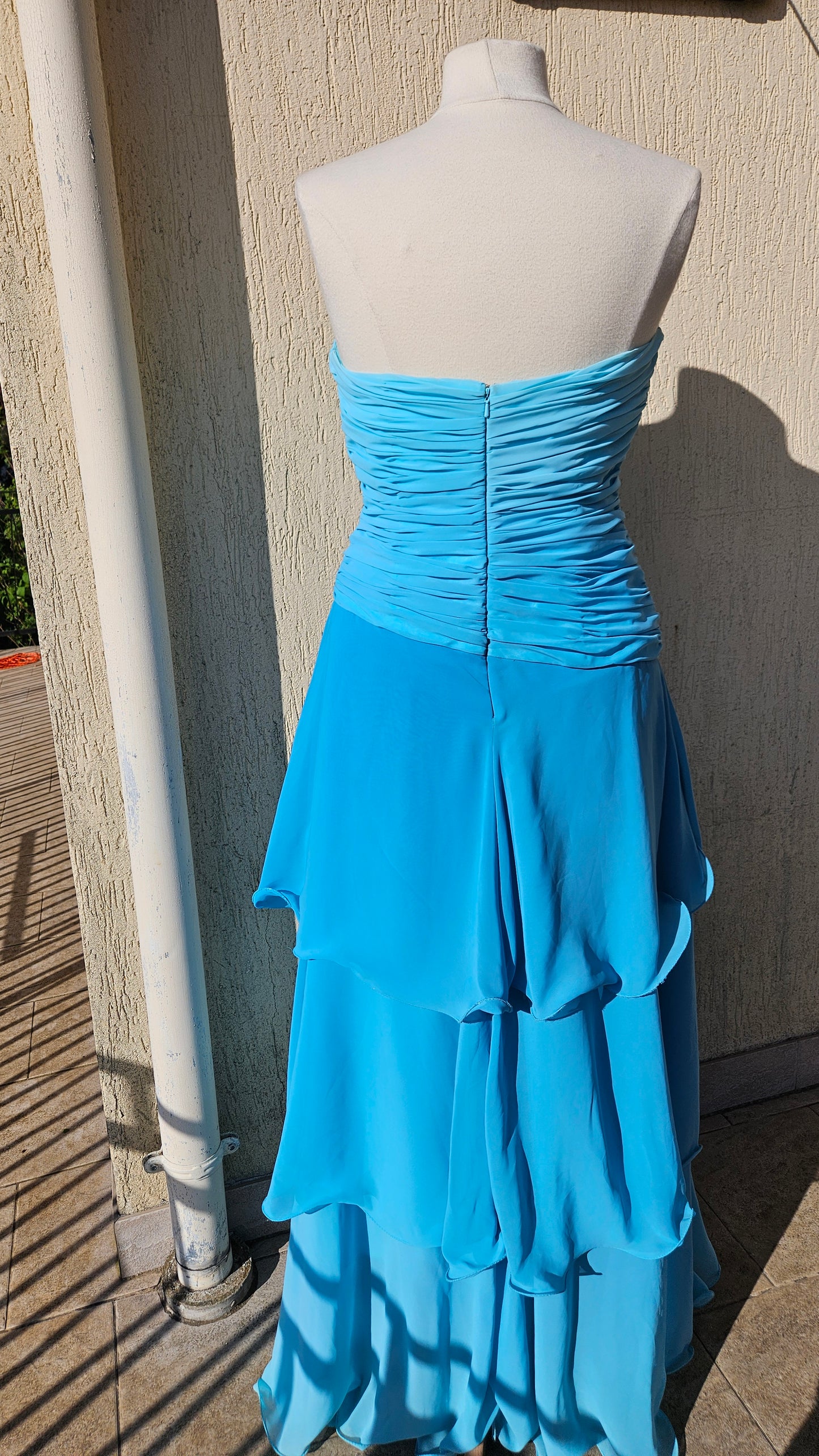Robe bustier bleue