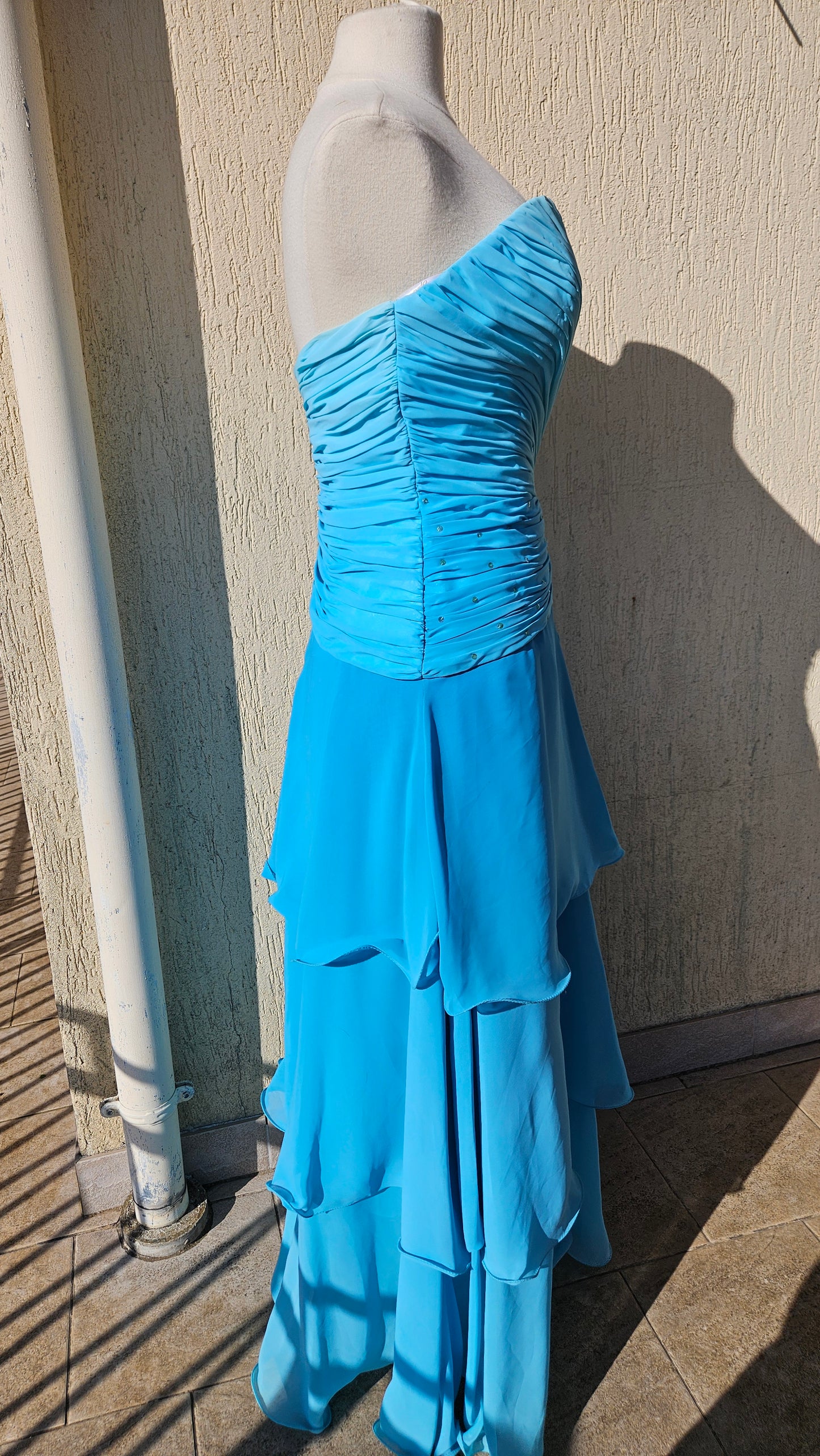 Robe bustier bleue