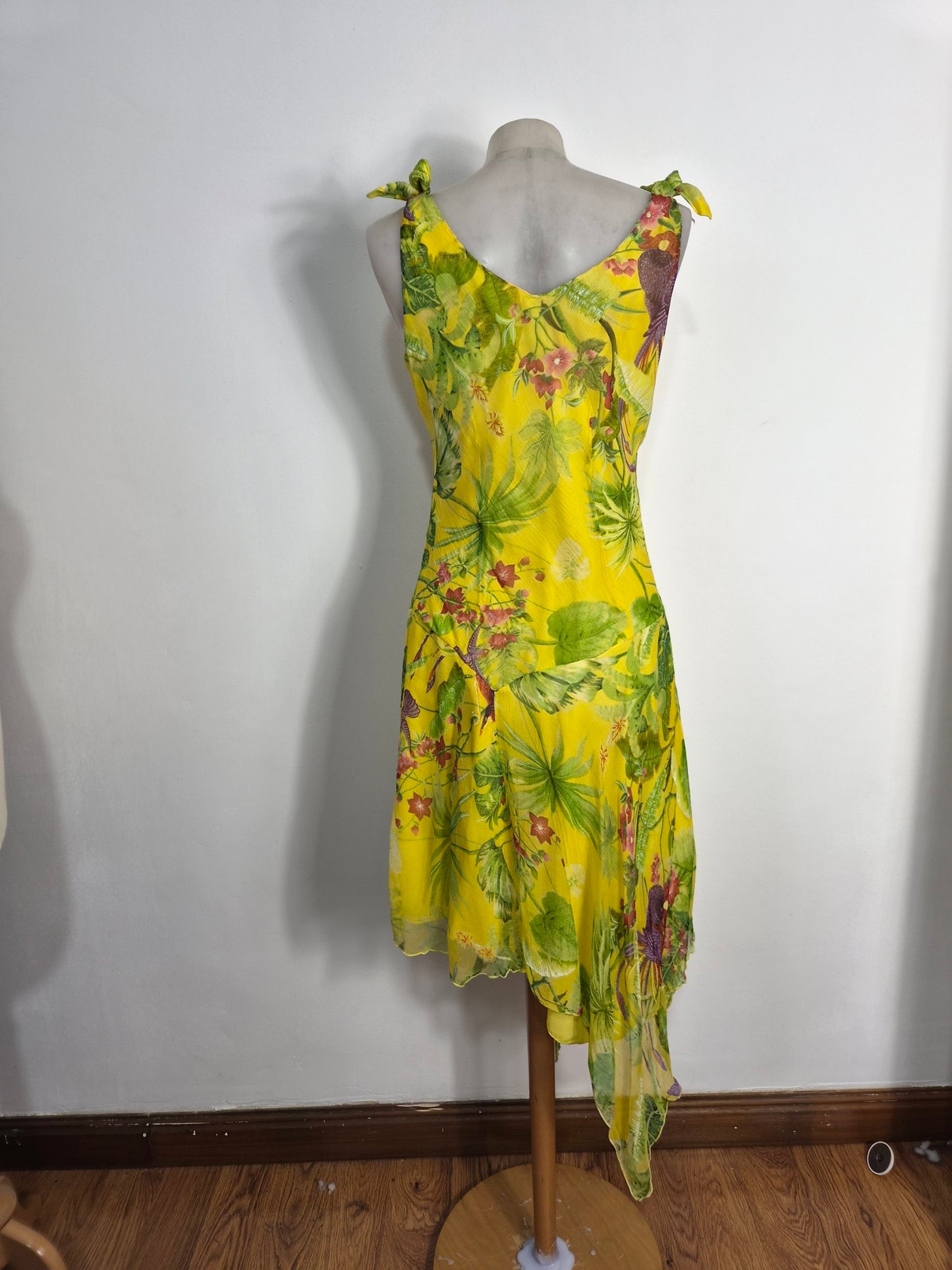 René Derhy Yellow Embroidered Dress