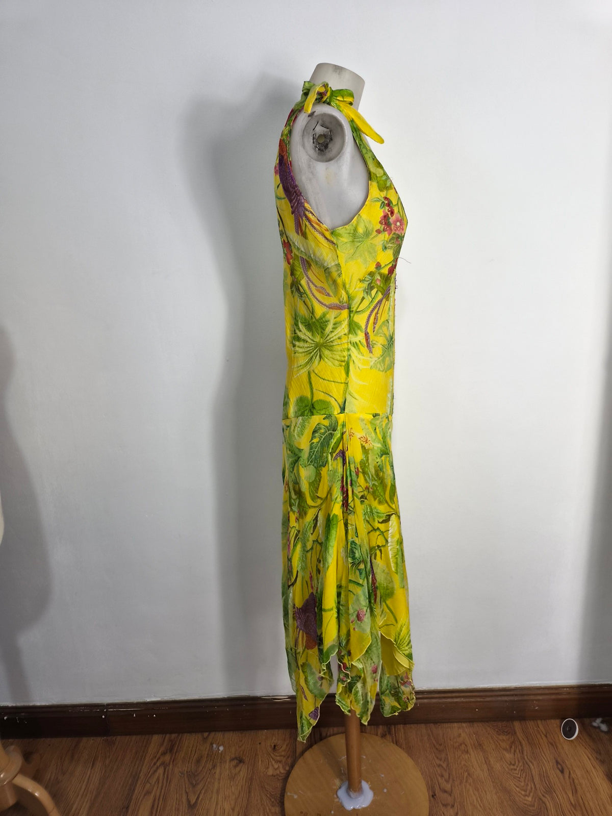 René Derhy Yellow Embroidered Dress