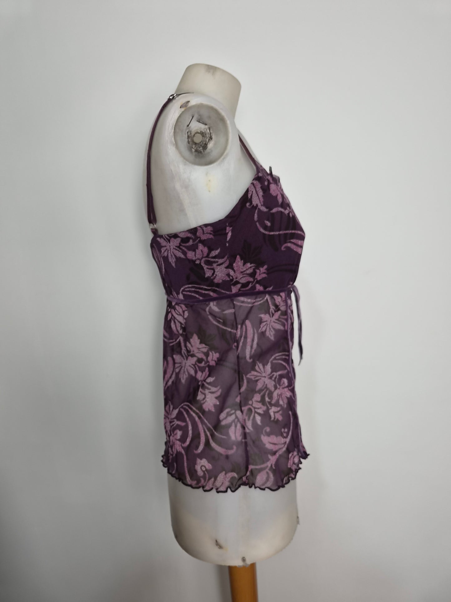 Haut en voile motifs arabesques
