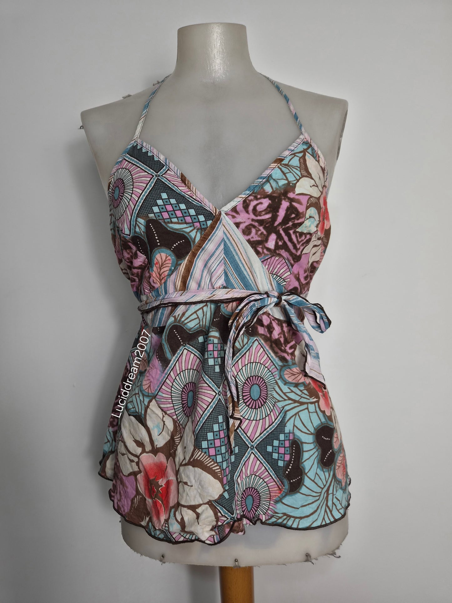 Top dos nu motif floral Morgan de Toi